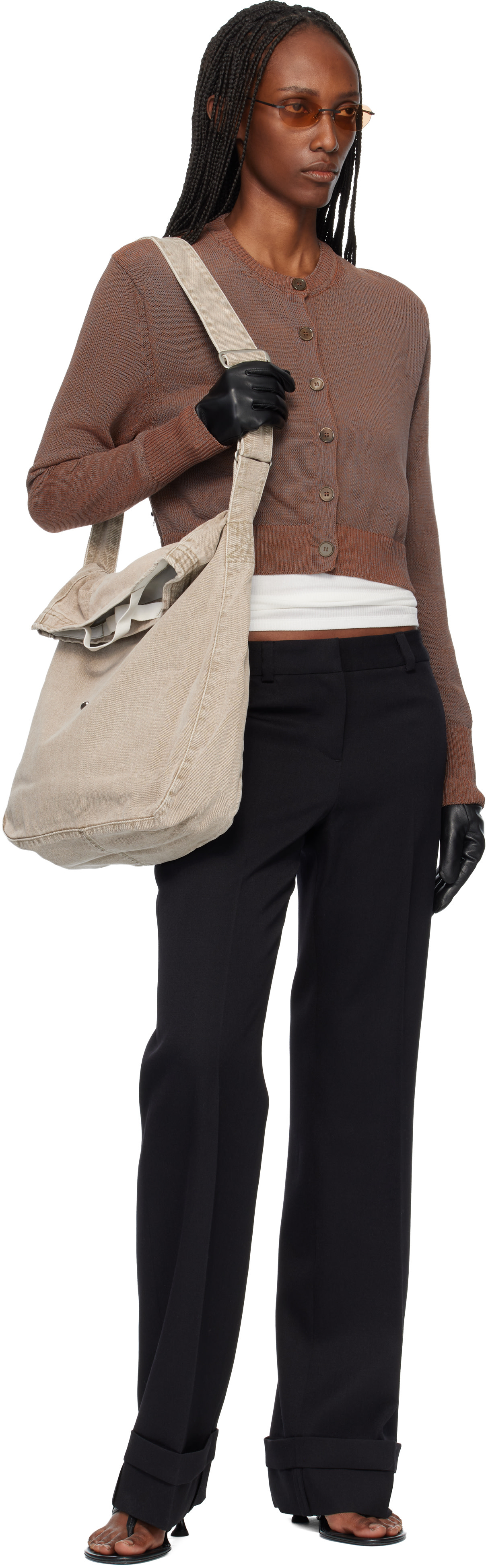 バッグ Our legacy SLING BAG ConcreteChain Twill Our Legacy Sling Bag - Concrete Chain Twill | Garmentory