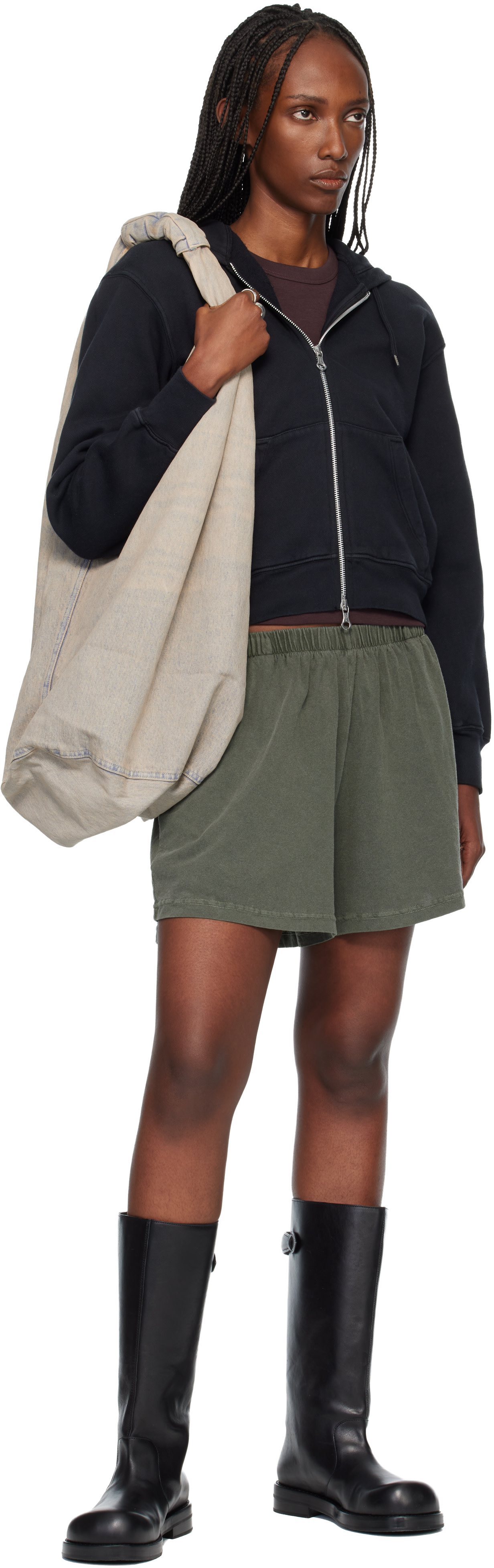 OUR LEGACY - Sac Drip gris et bleu