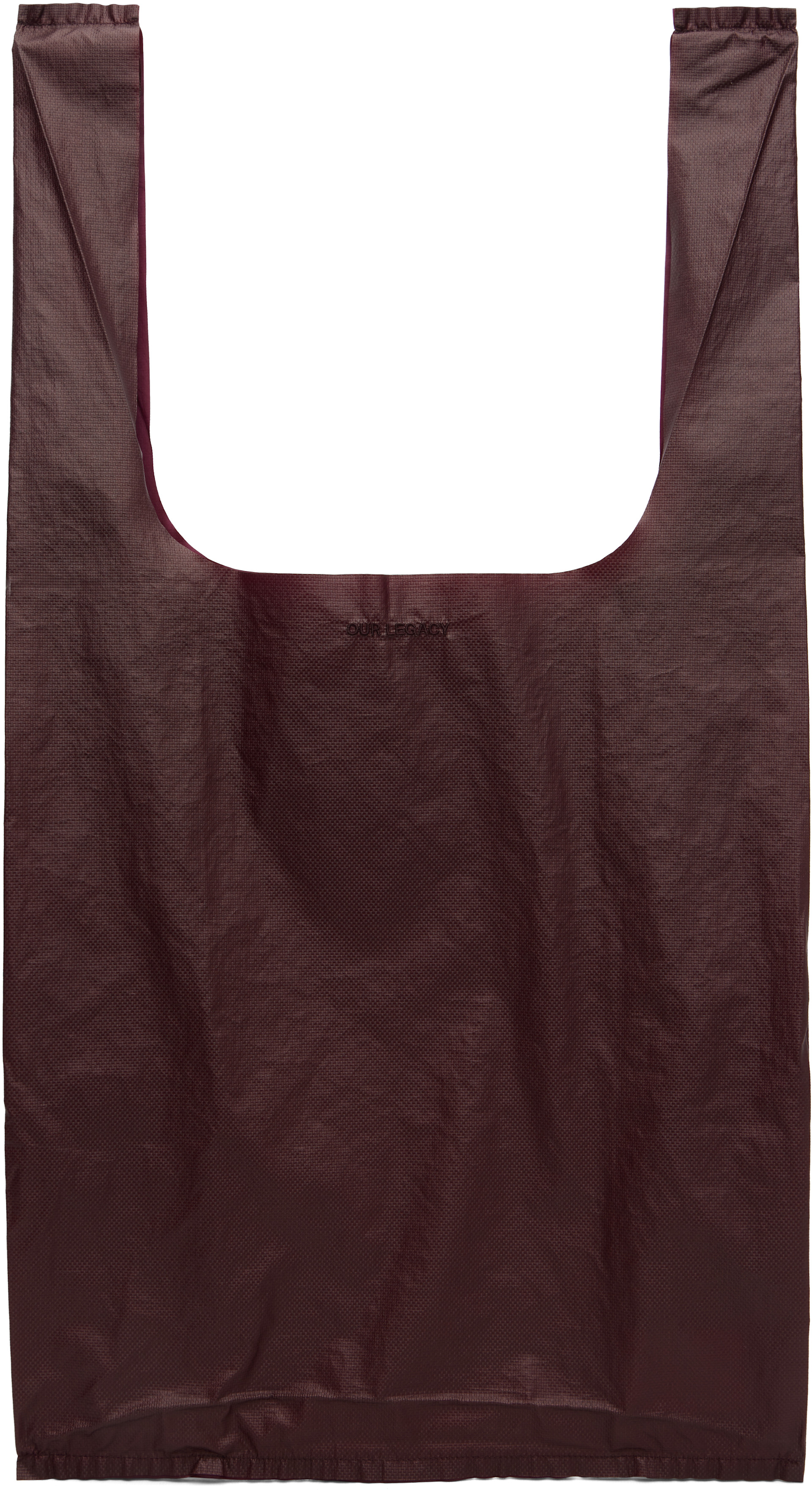 OUR LEGACY: Burgundy Grocery Tote | SSENSE Taiwan