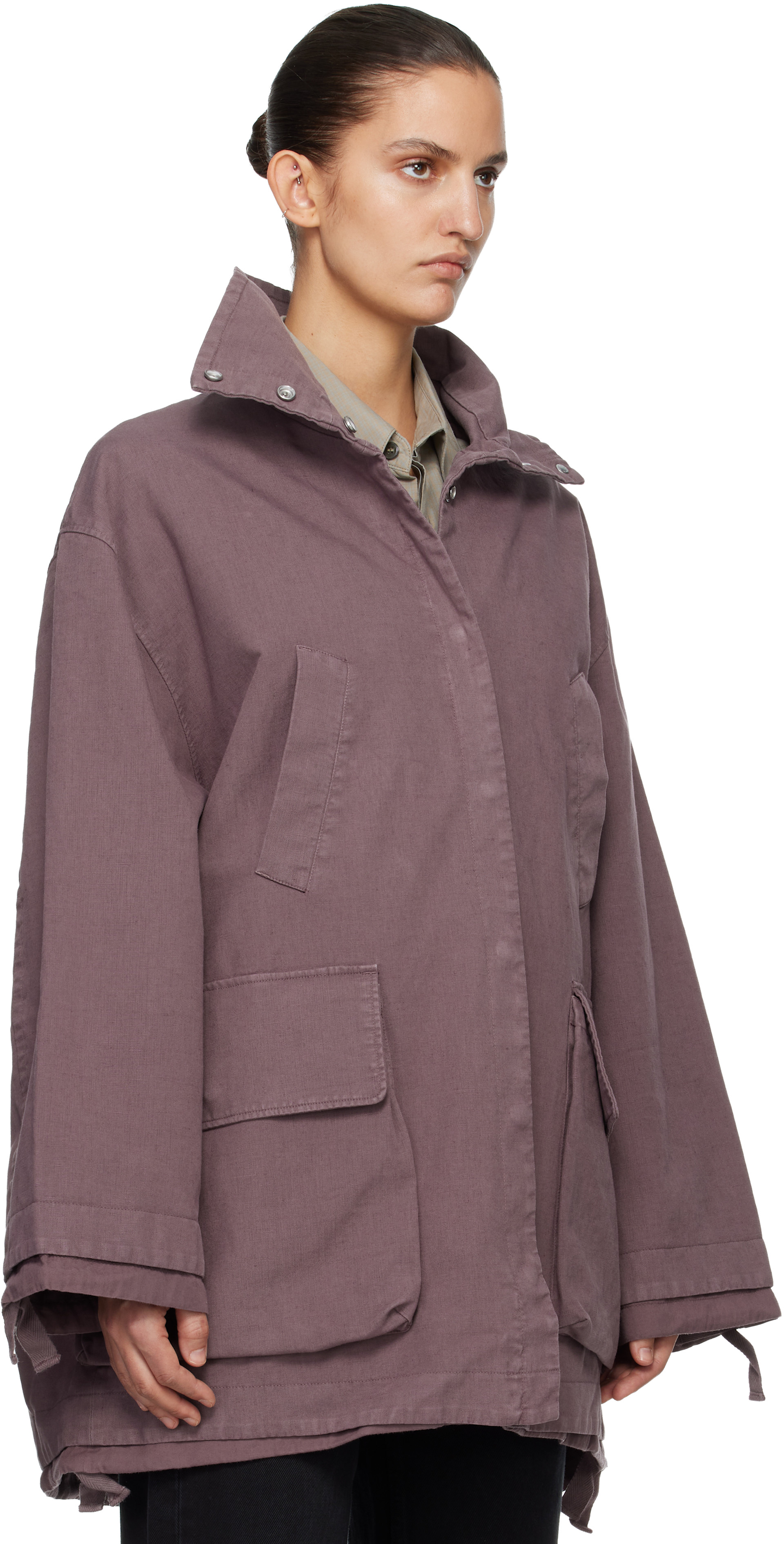 OUR LEGACY - Blouson Mole mauve