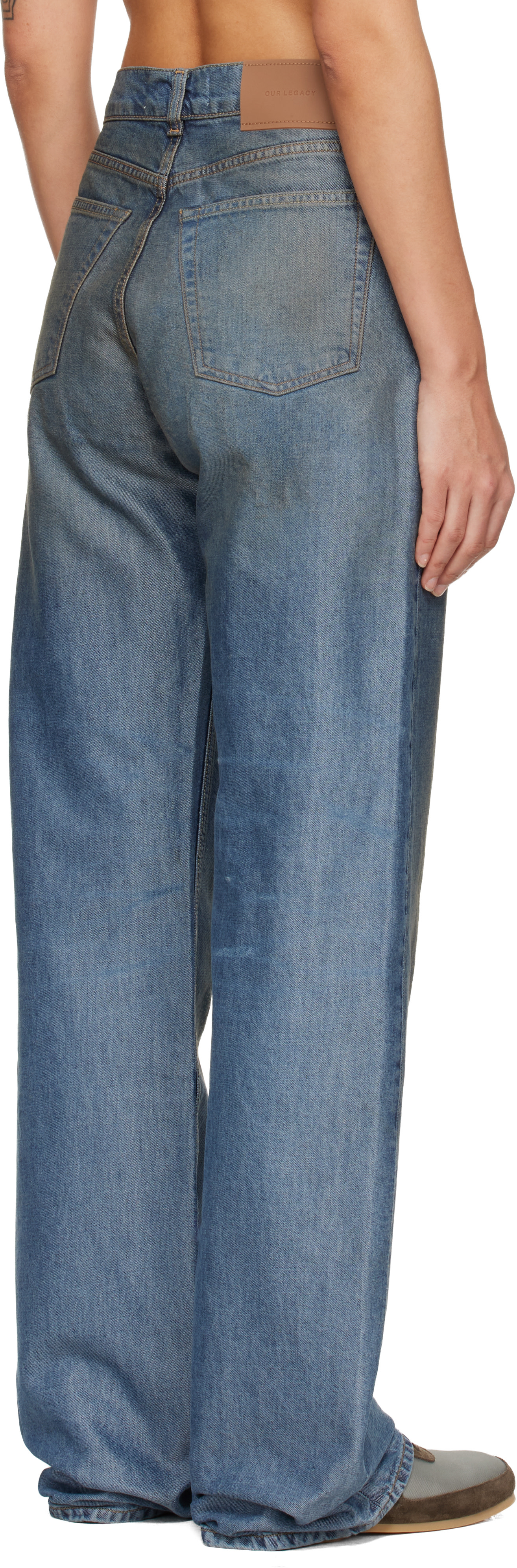 OUR LEGACY - Jean Wata Cut bleu