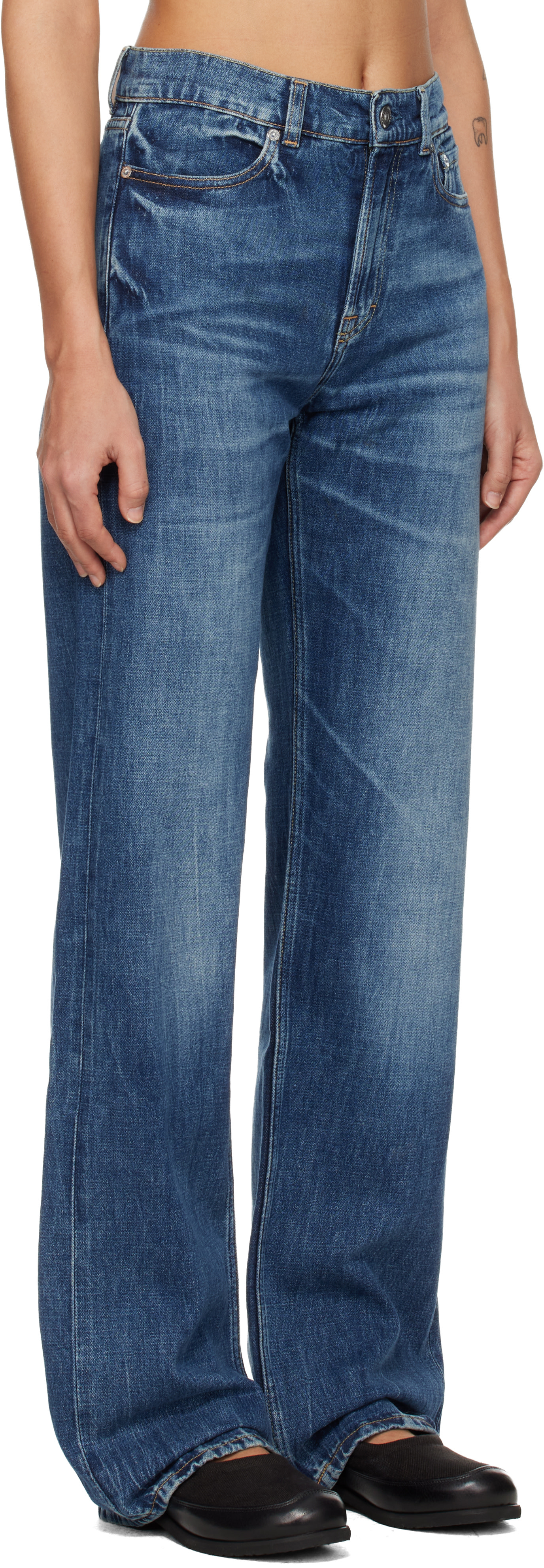 OUR LEGACY - Jean Wata Cut indigo