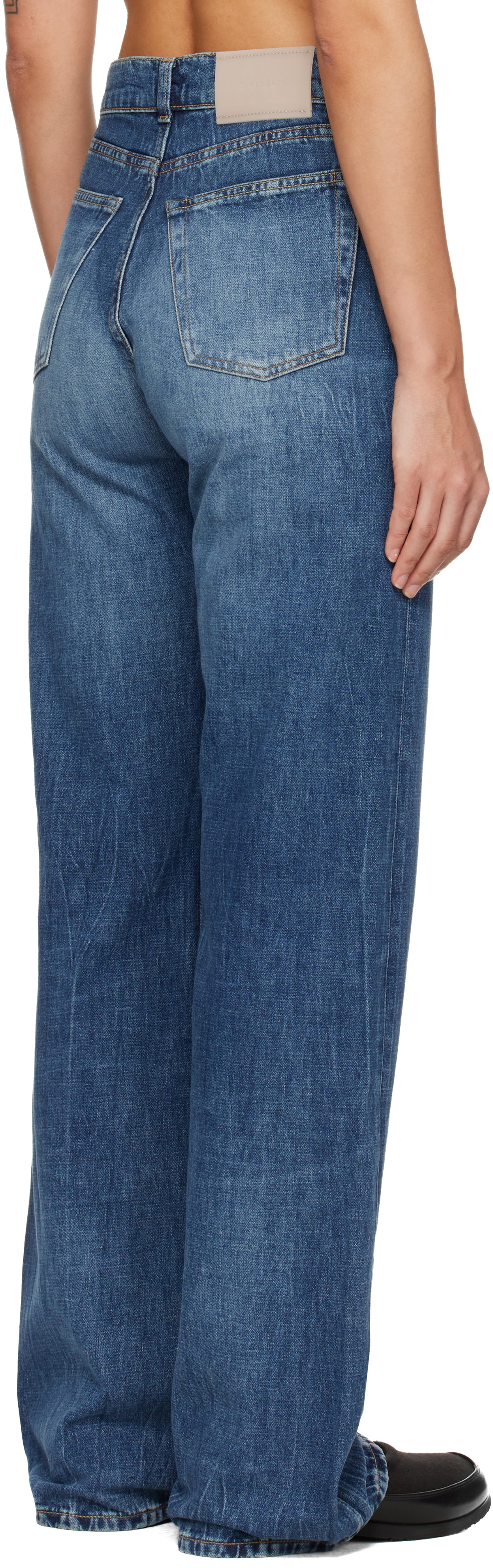 OUR LEGACY: Indigo Wata Cut Jeans | SSENSE