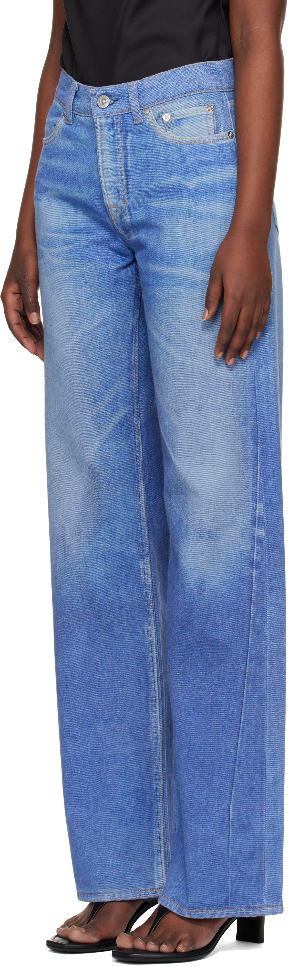 OUR LEGACY - Jean Wata Cut bleu