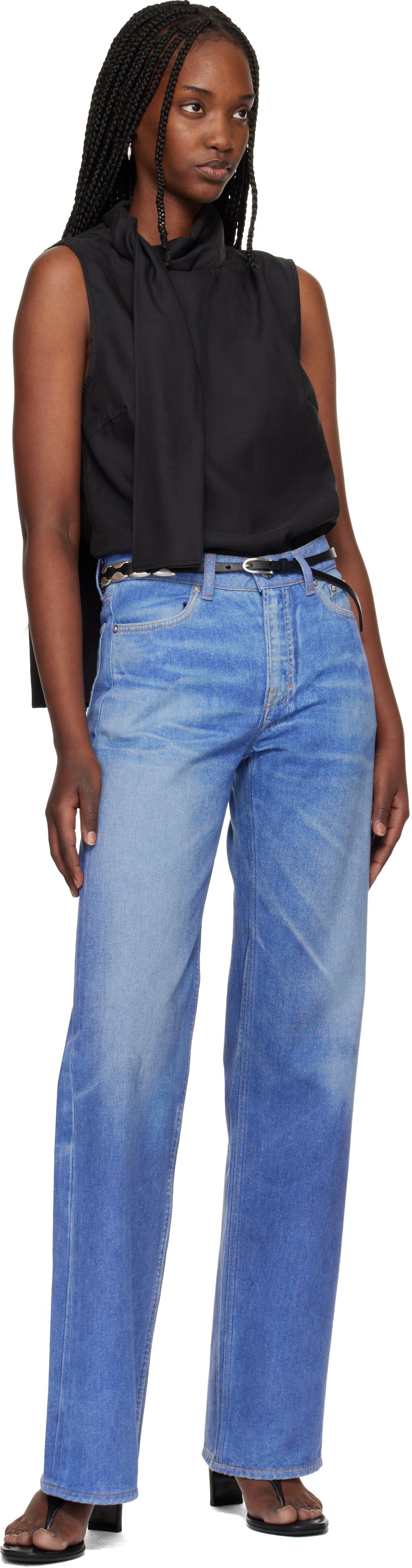 OUR LEGACY - Jean Wata Cut bleu