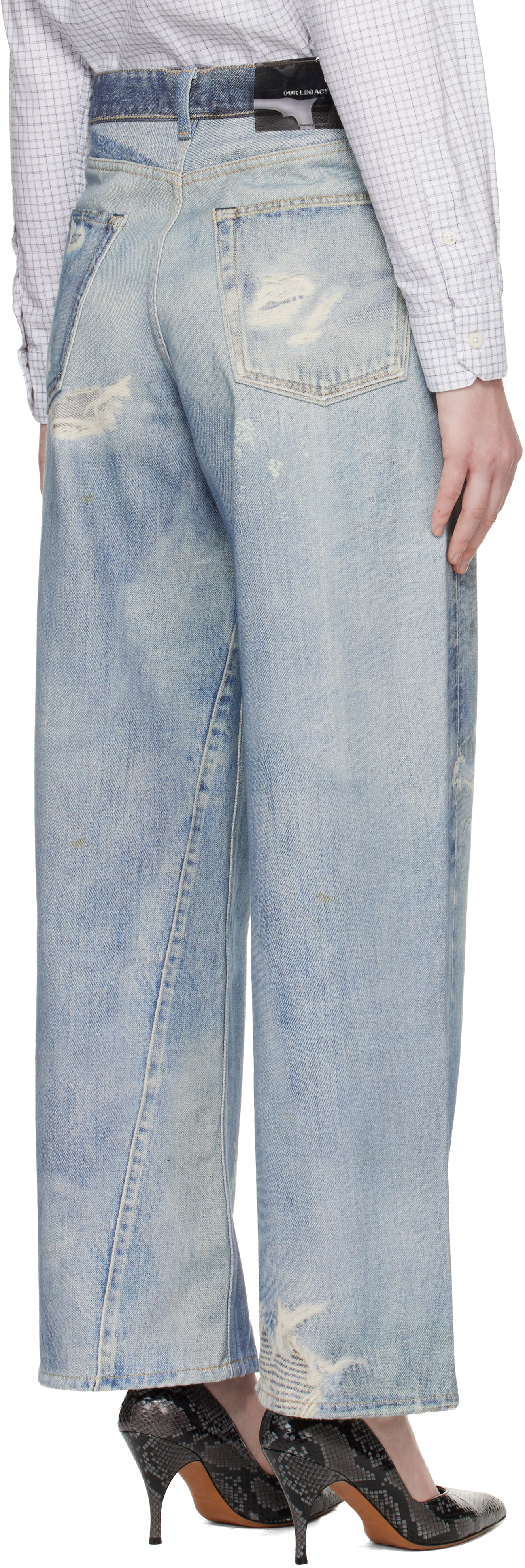 OUR LEGACY - Jean Full Cut bleu