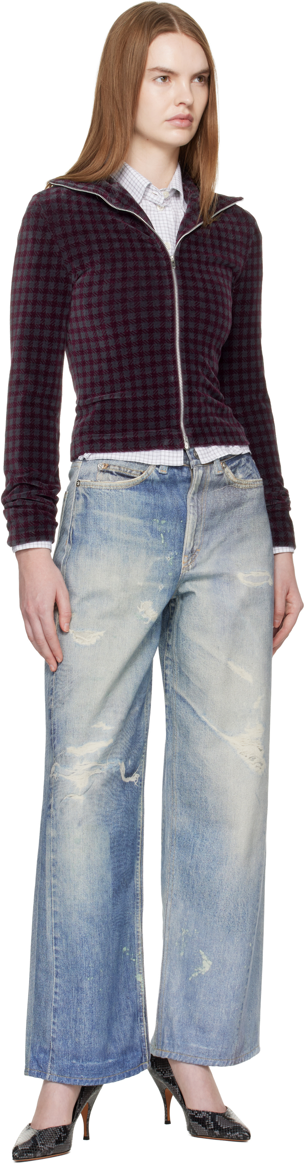 OUR LEGACY - Jean Full Cut bleu