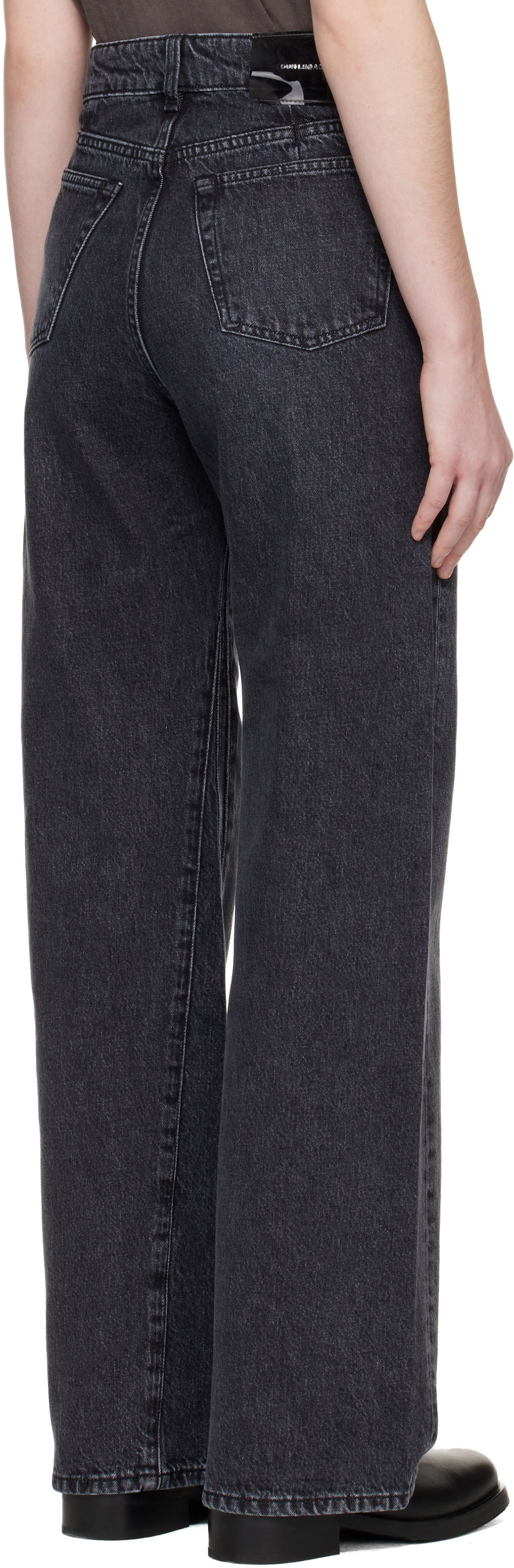 OUR LEGACY - Jean Treble Cut noir