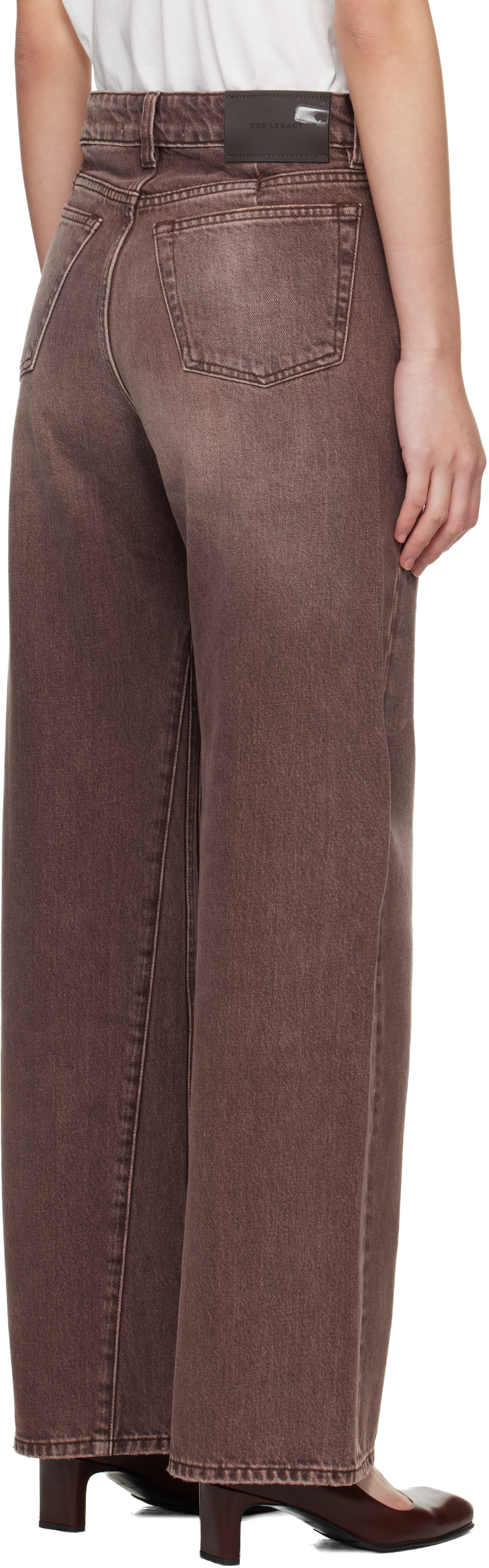 OUR LEGACY - Jean Treble Cut brun