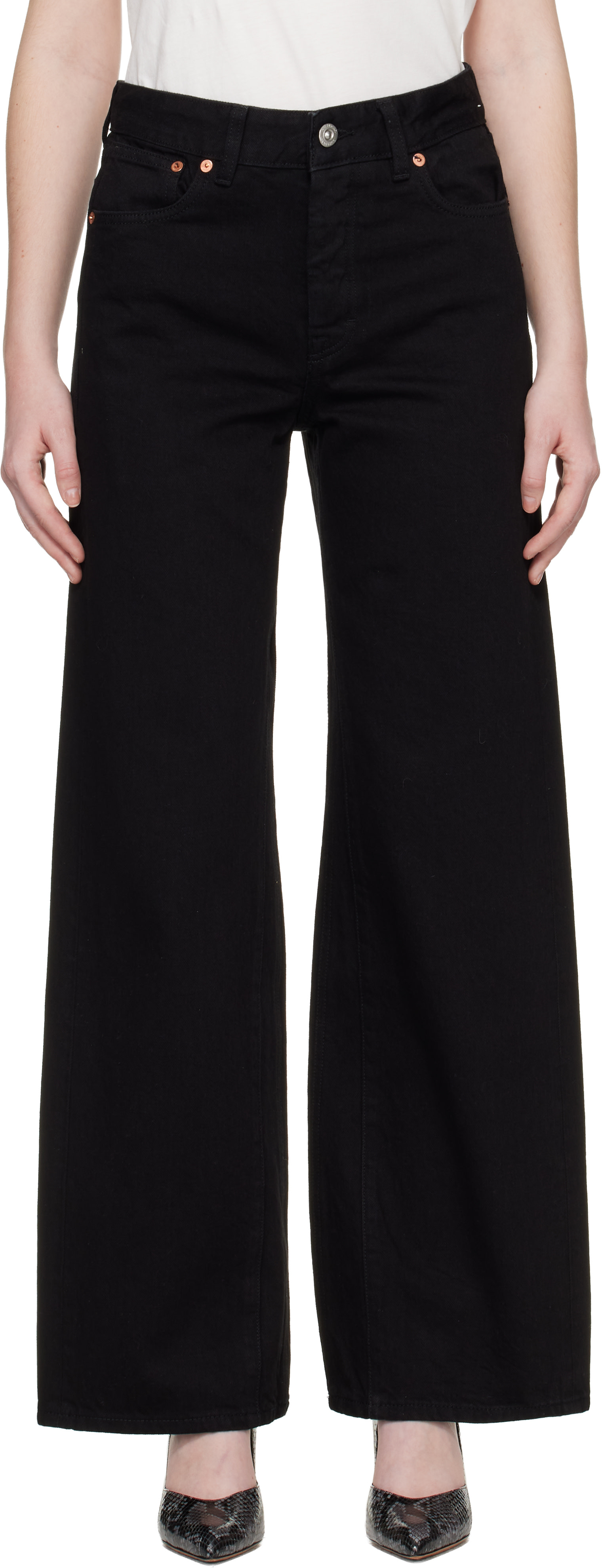 OUR LEGACY - Jean Treble Cut noir