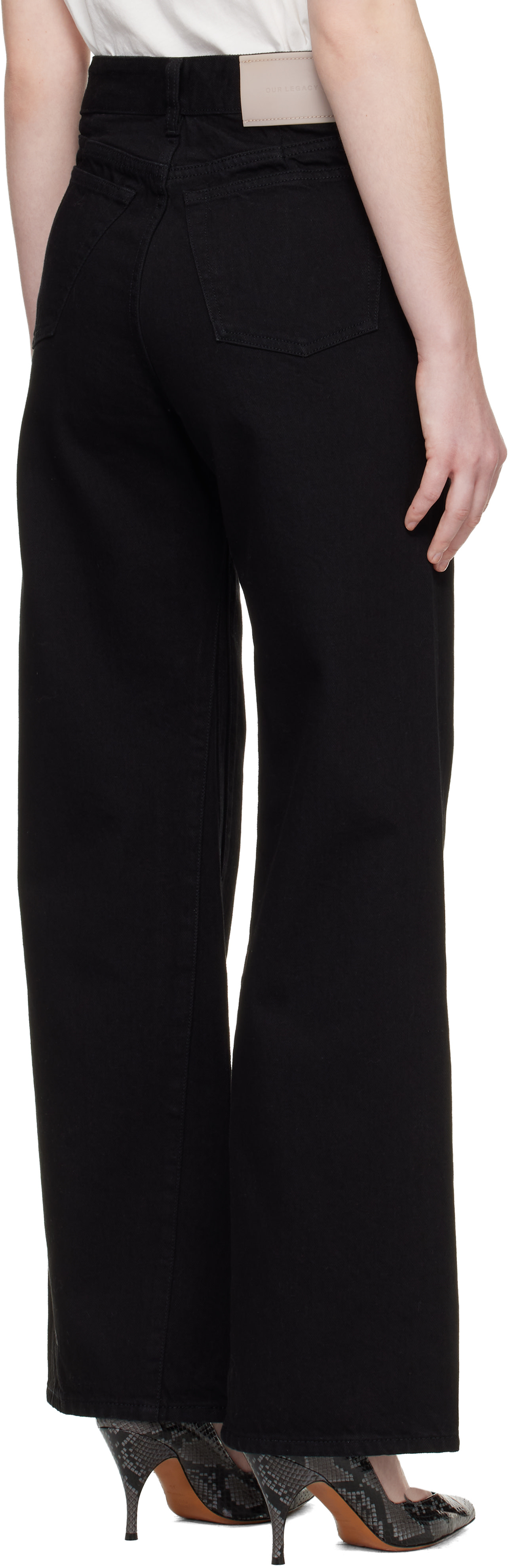 OUR LEGACY - Jean Treble Cut noir