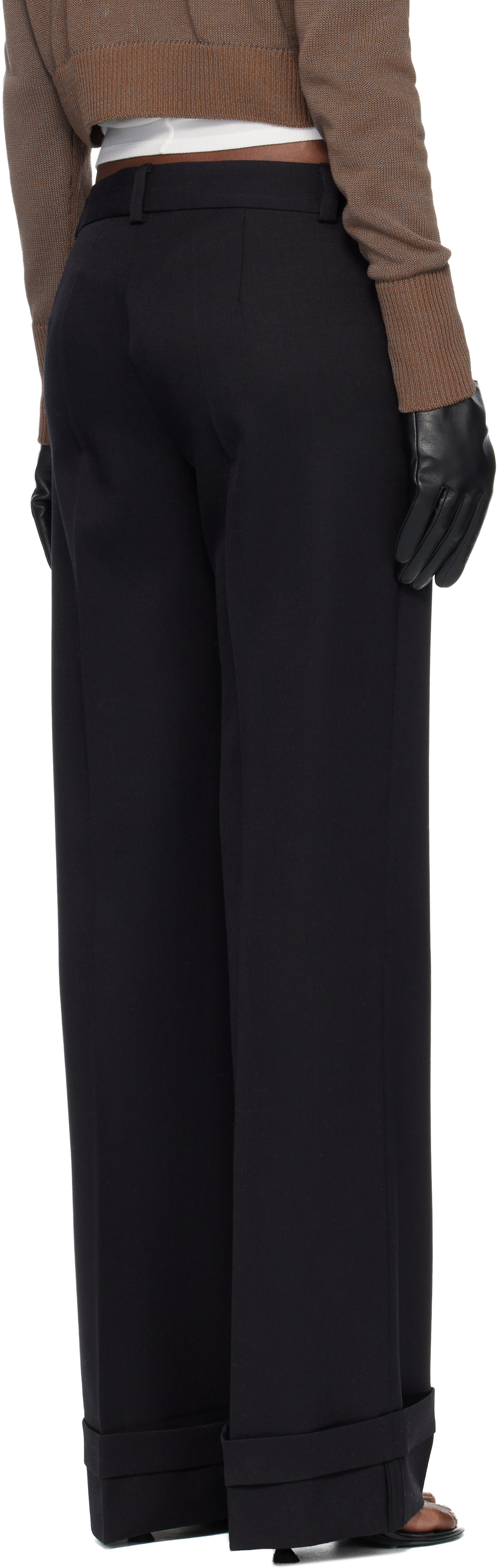 OUR LEGACY - Pantalon noir à taille basse