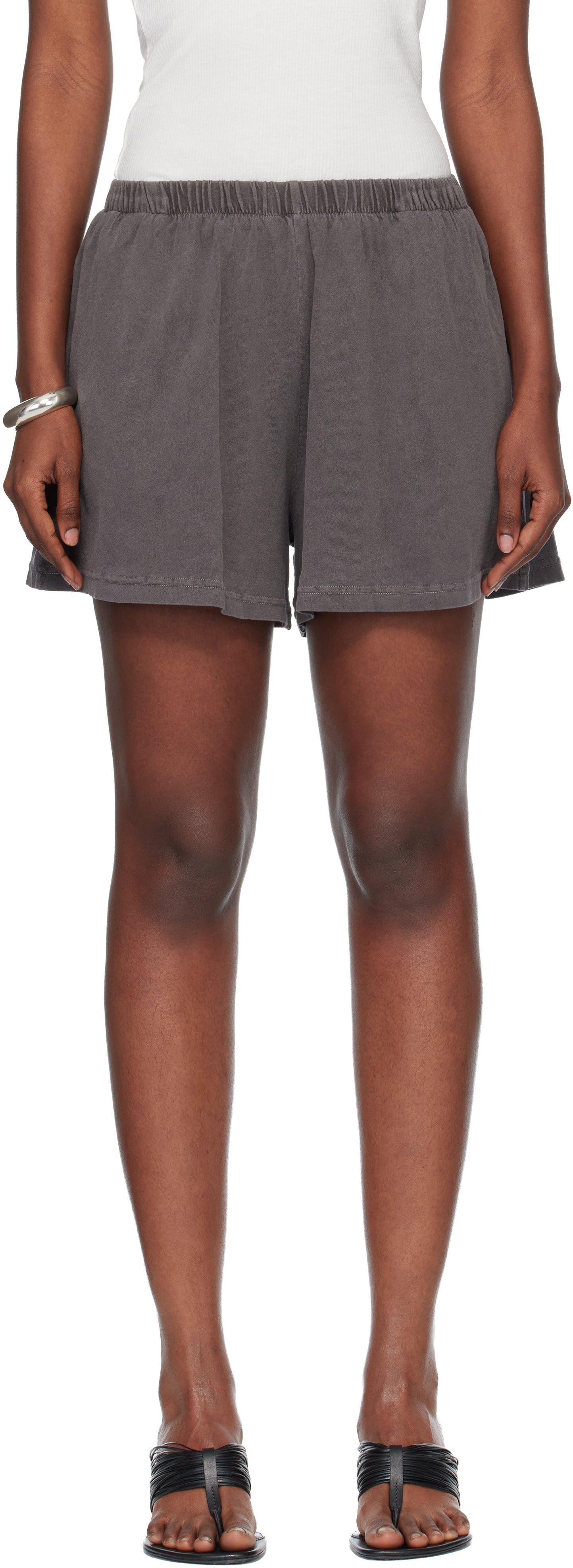 OUR LEGACY - Short Gored gris