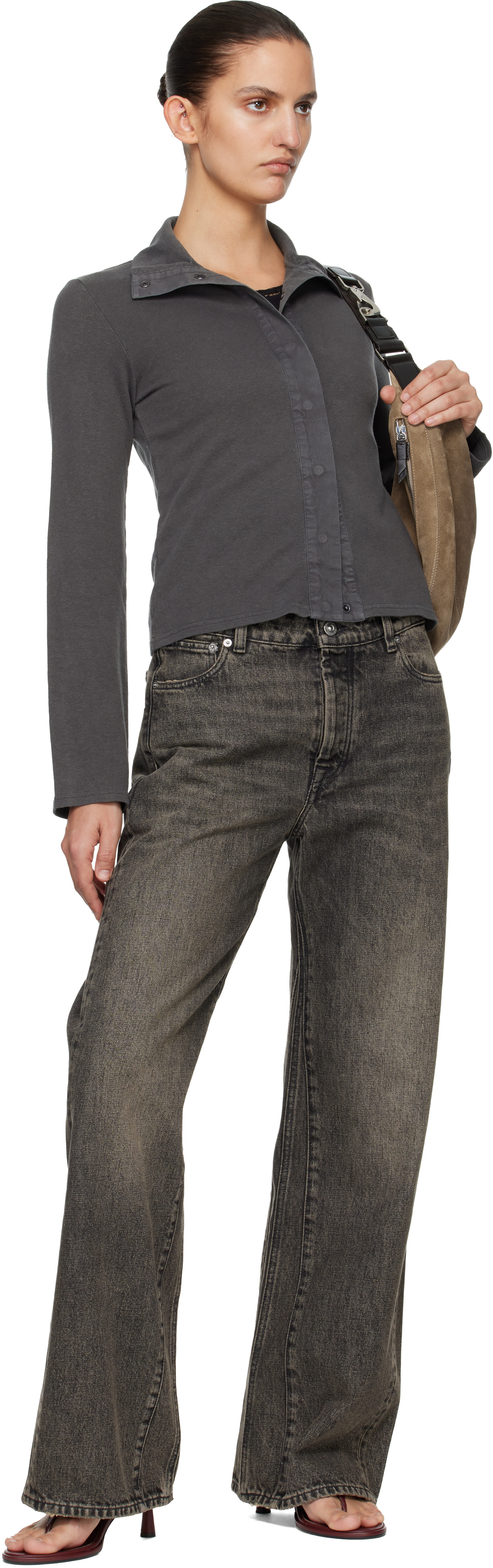 OUR LEGACY - Cardigan Tornado gris