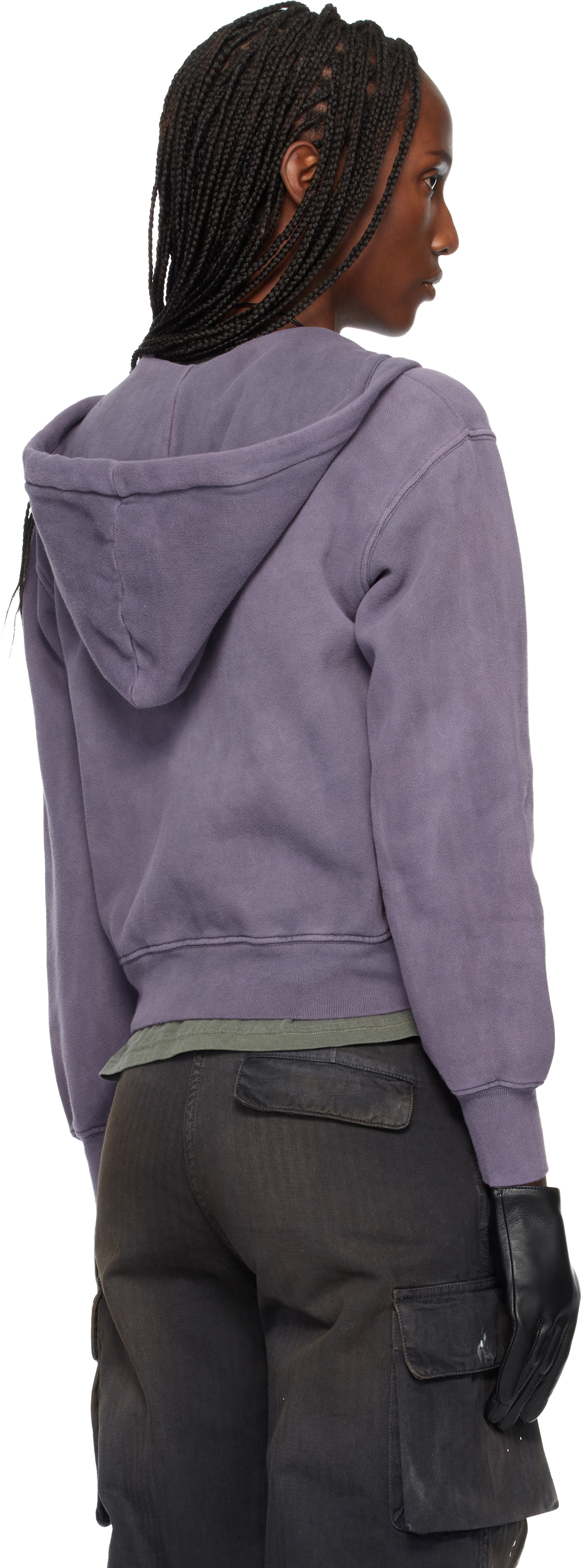 OUR LEGACY - Pull à capuche Mischief mauve