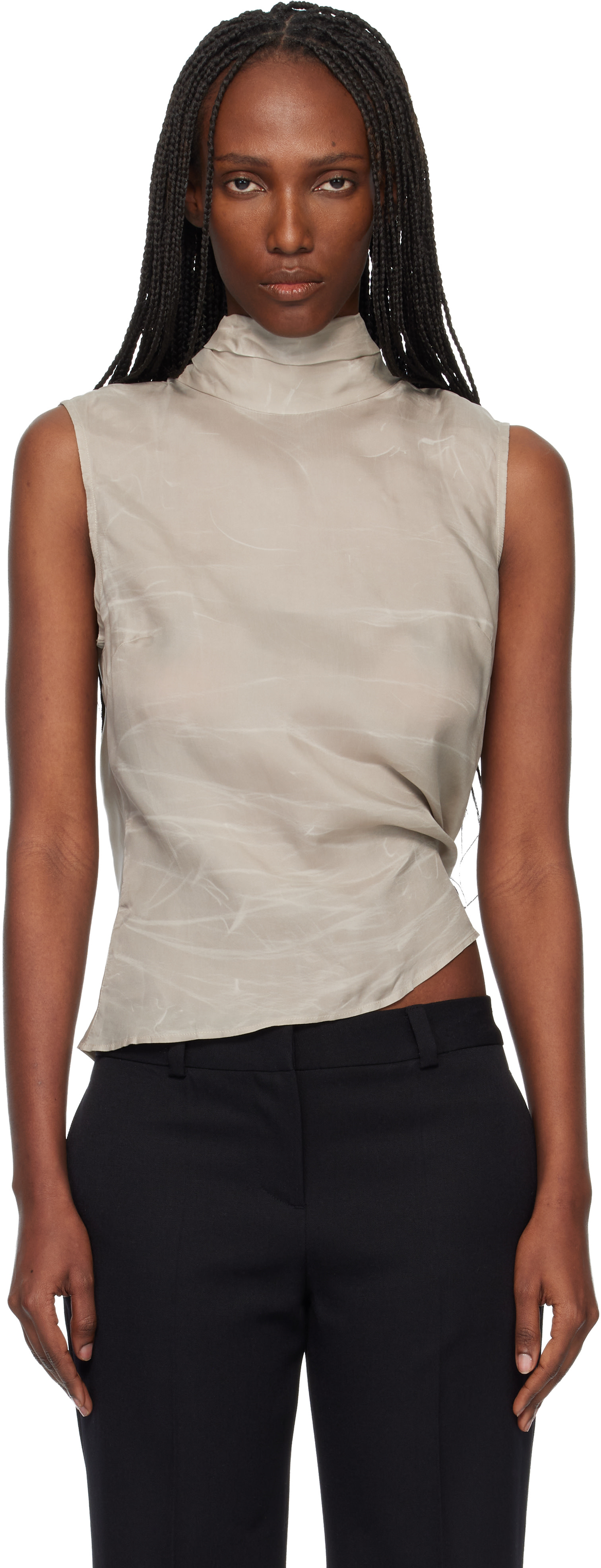 OUR LEGACY - Chemisier Virtuous beige
