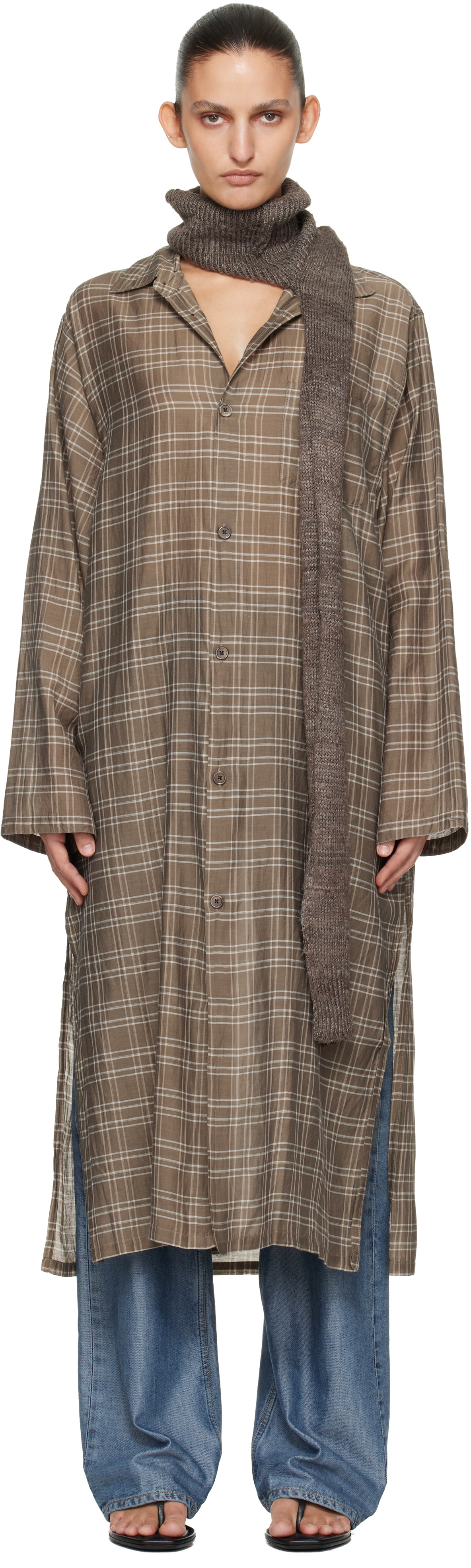 OUR LEGACY - Chemise Strand brune