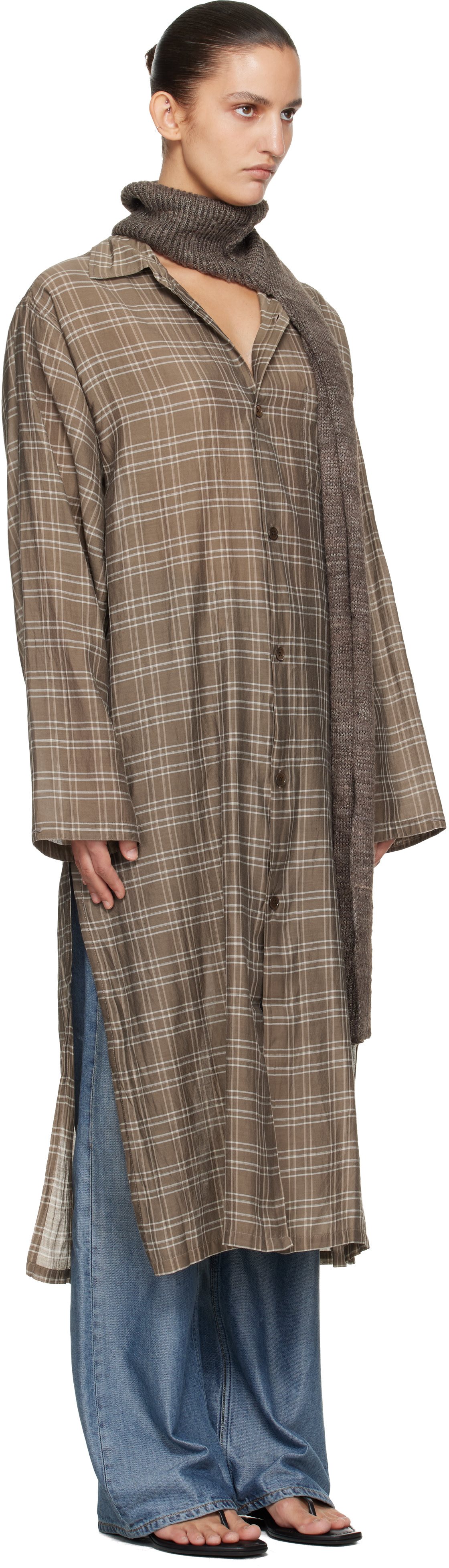 OUR LEGACY - Chemise Strand brune