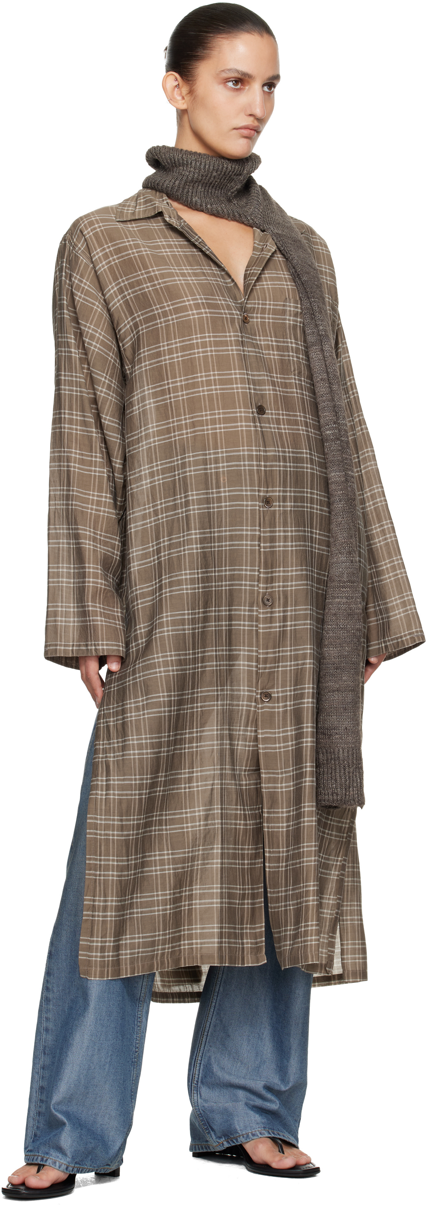 OUR LEGACY - Chemise Strand brune