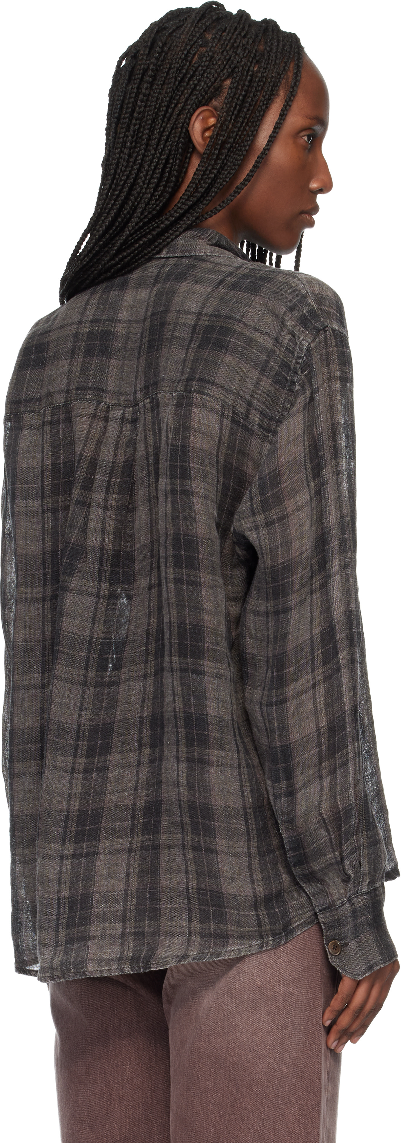 OUR LEGACY - Chemise Above brune