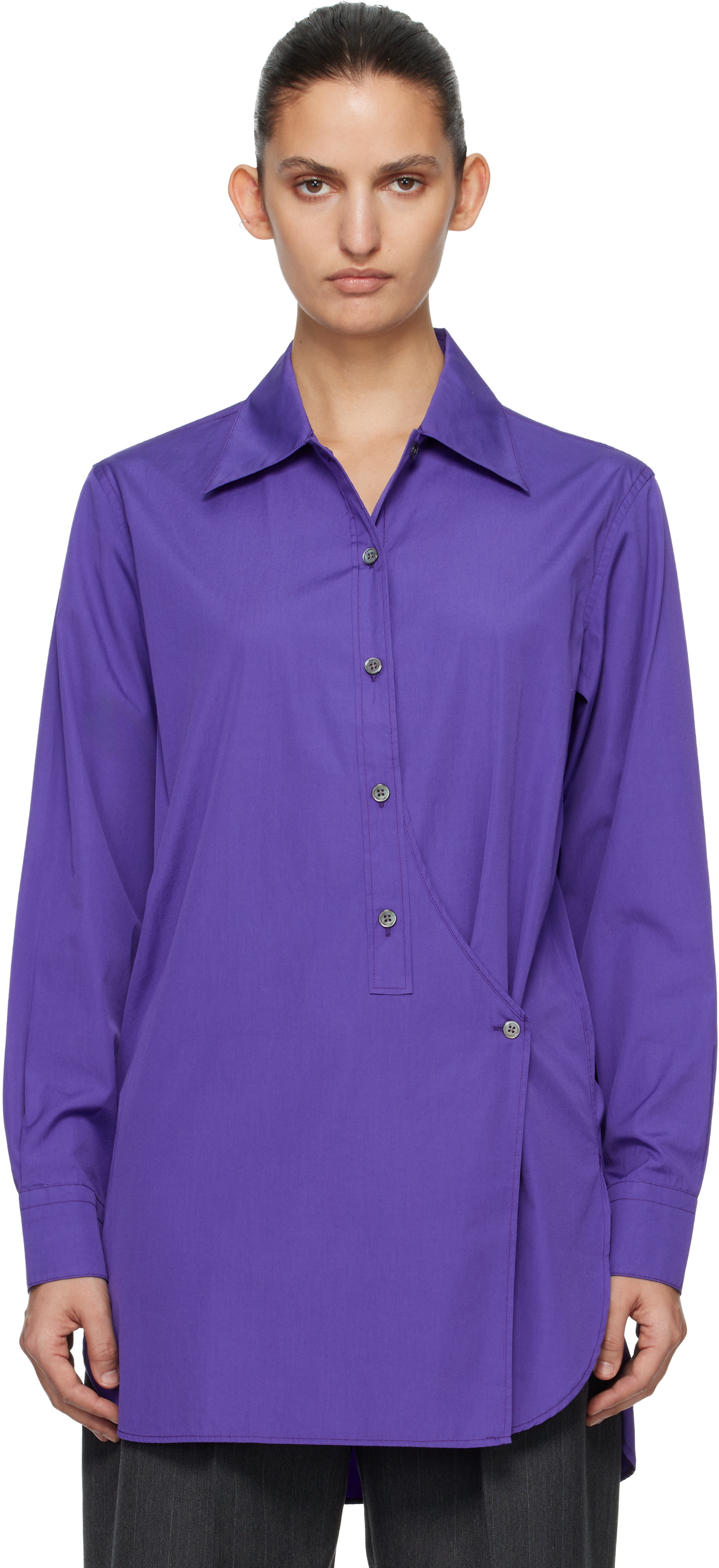 OUR LEGACY - Chemise Wave mauve