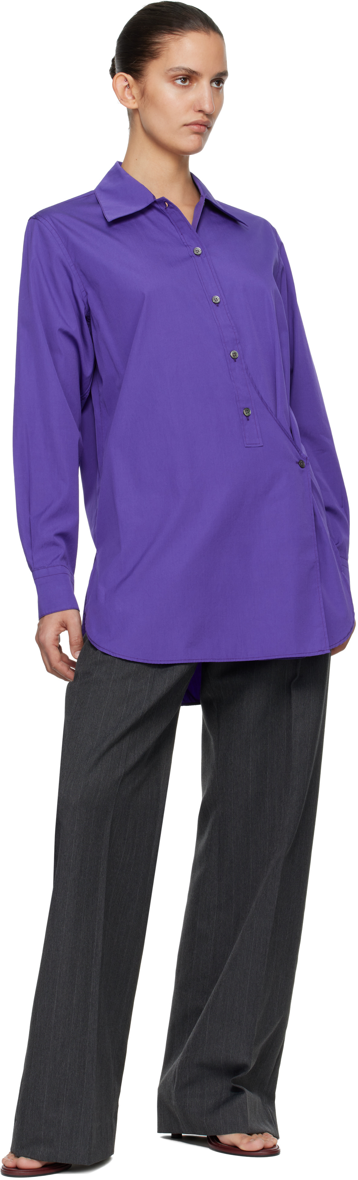 OUR LEGACY - Chemise Wave mauve