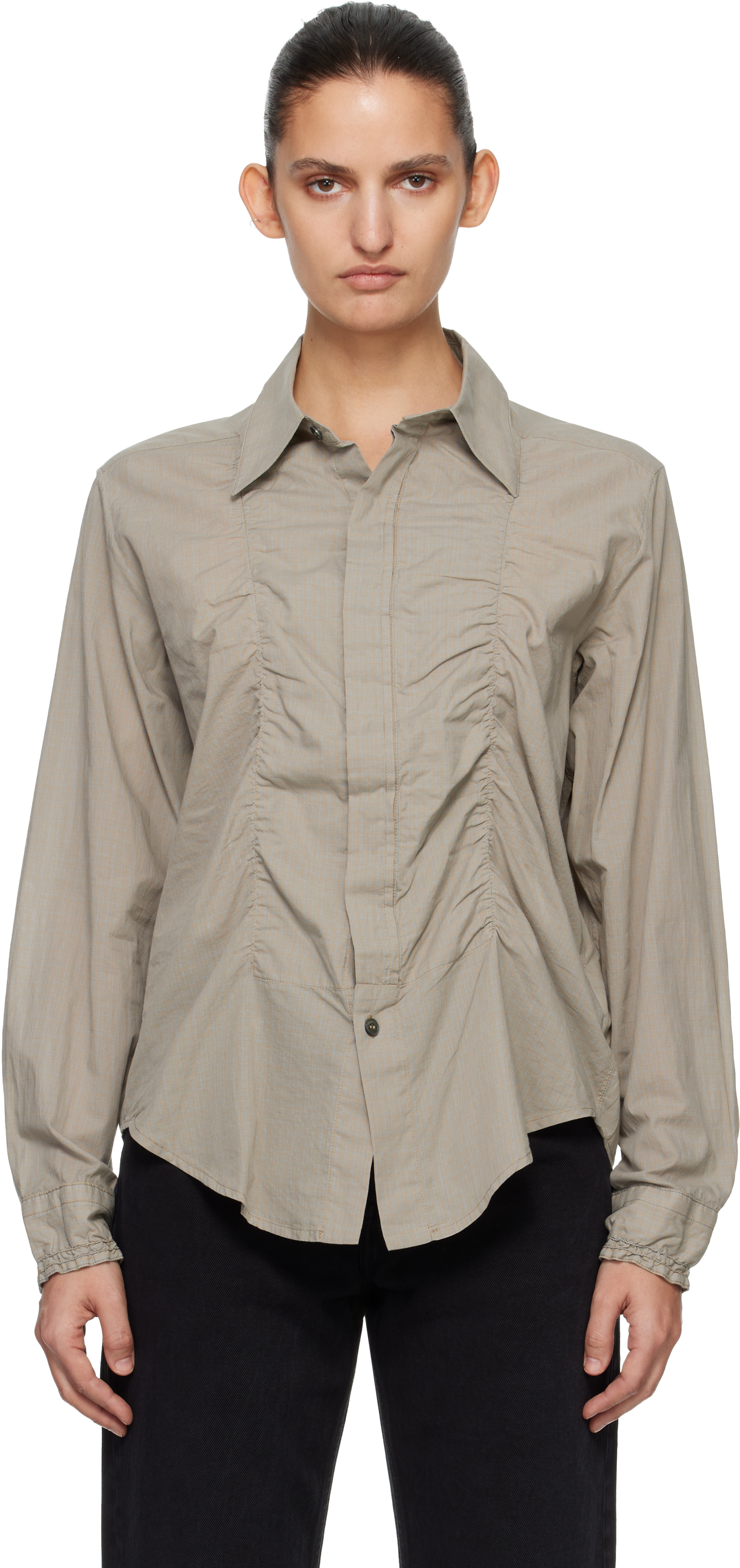 OUR LEGACY - Chemise Jumble grise