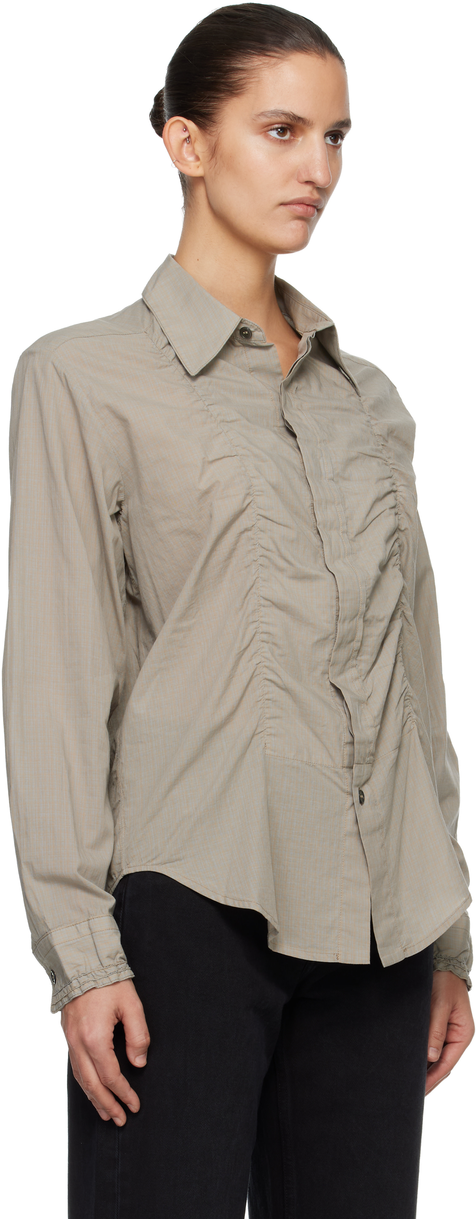 OUR LEGACY - Chemise Jumble grise