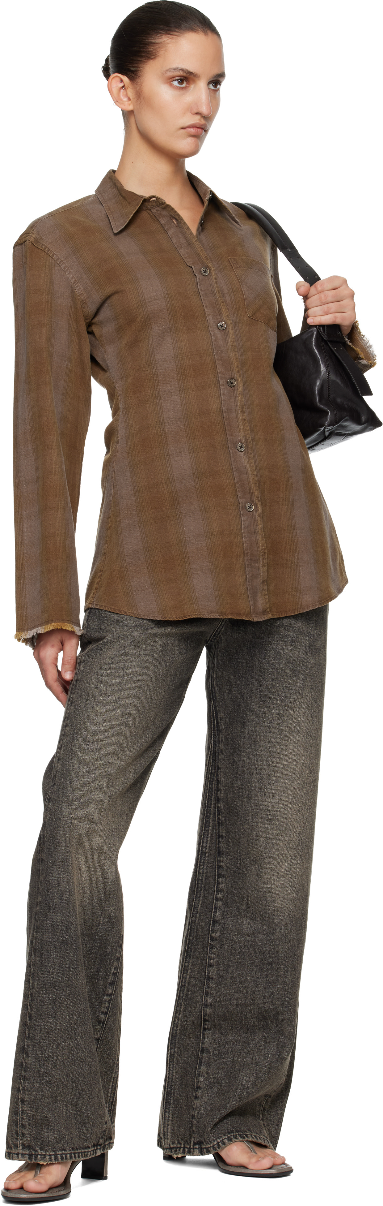 OUR LEGACY - Chemise Daisy brune