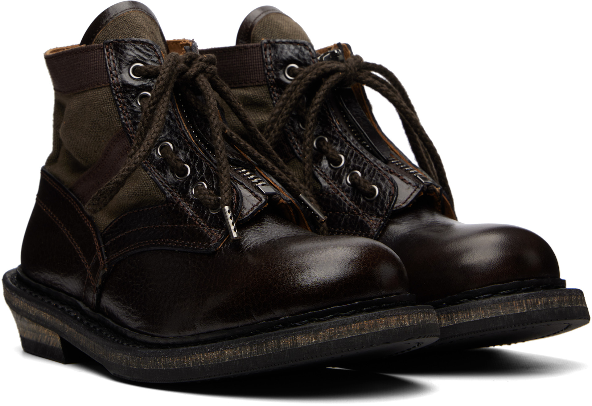OUR LEGACY: Brown Bushline Boots | SSENSE