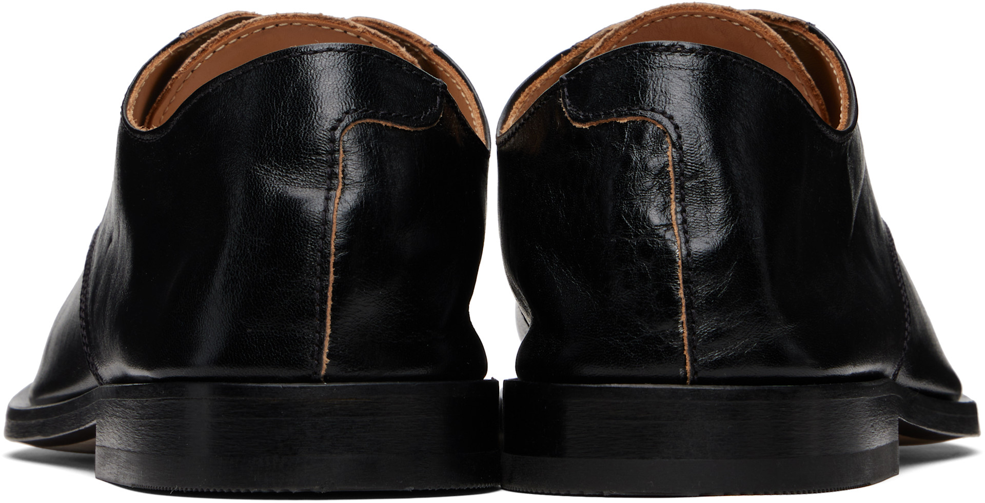 OUR LEGACY: Black Collapsing Consultant Derbys | SSENSE