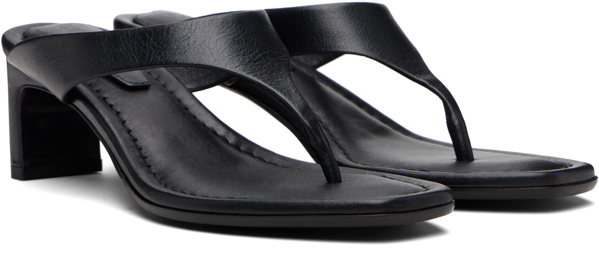 OUR LEGACY: Black Karasu Heeled Sandals | SSENSE