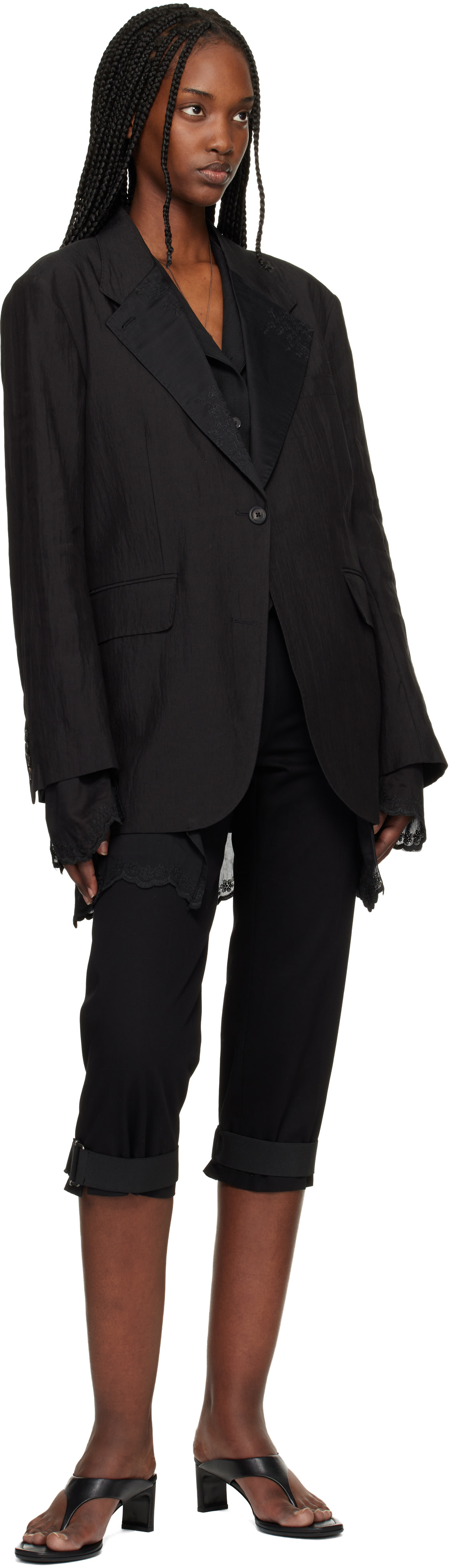 OUR LEGACY: Black Karasu Heeled Sandals | SSENSE