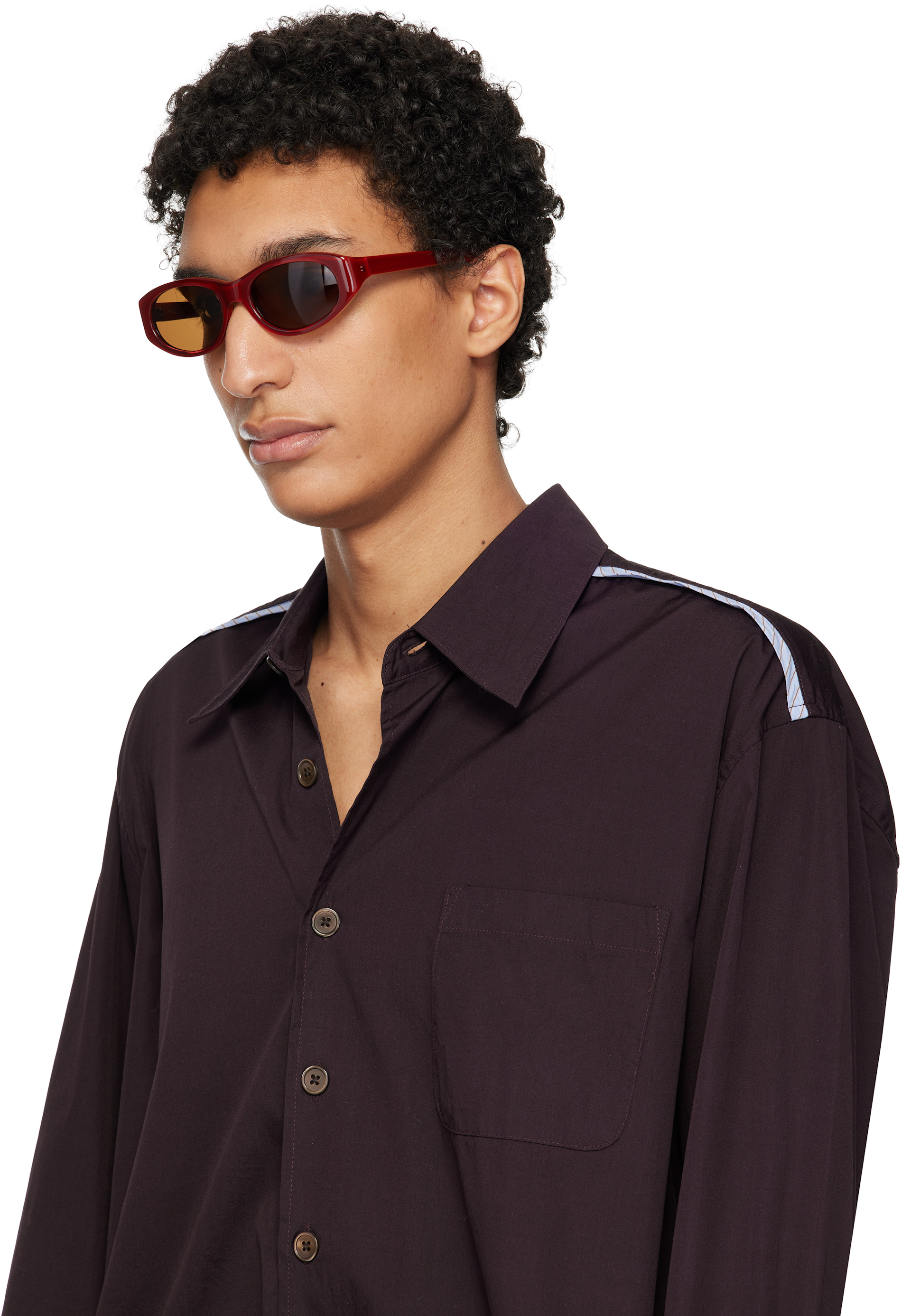 OUR LEGACY: Brown Unwound Sunglasses | SSENSE Hong Kong SAR China