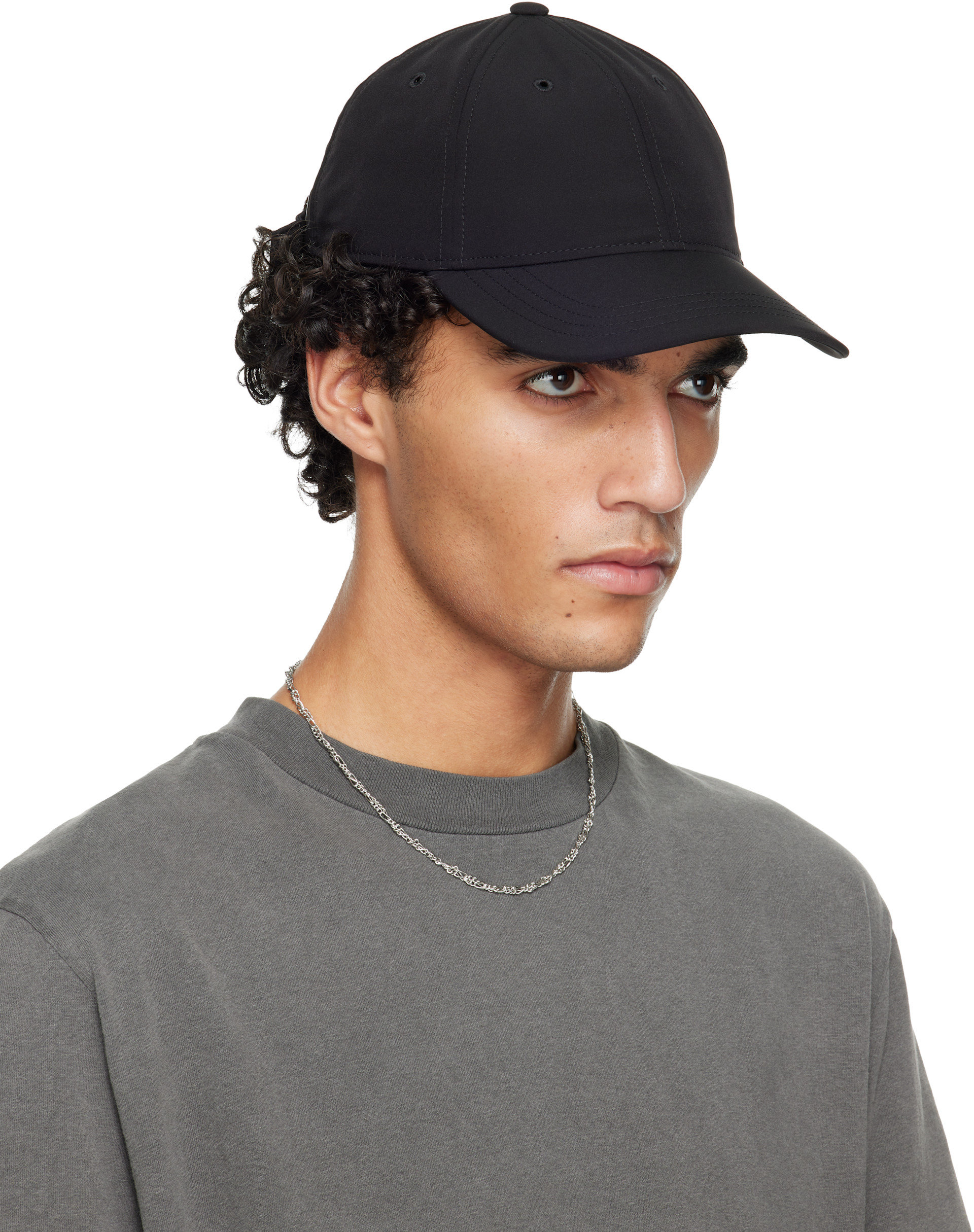 OUR LEGACY ナイロン　ベースボールキャップ ブラック OUR LEGACY: ブラック ベースボールキャップ | SSENSE 日本