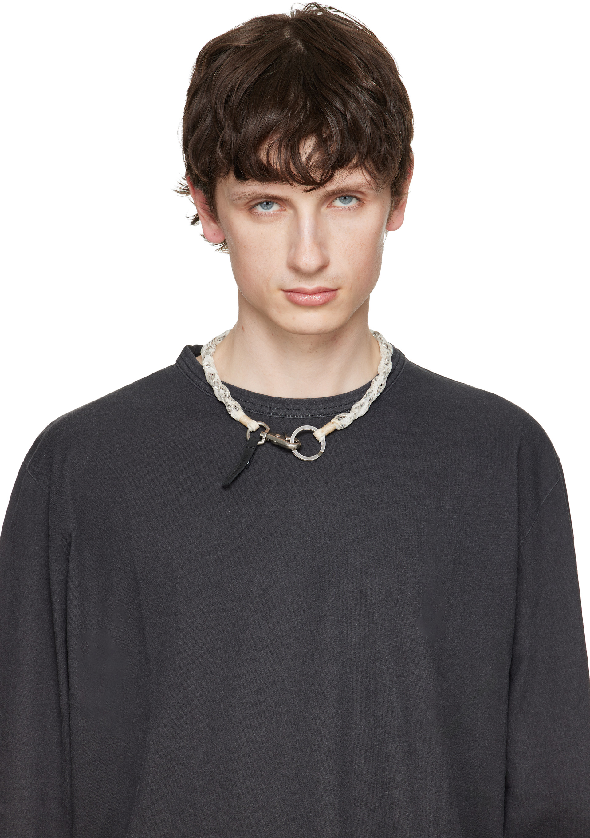ourlegacy landon necklace 新品未使用 OUR LEGACY: Lace Ladon Necklace | SSENSE