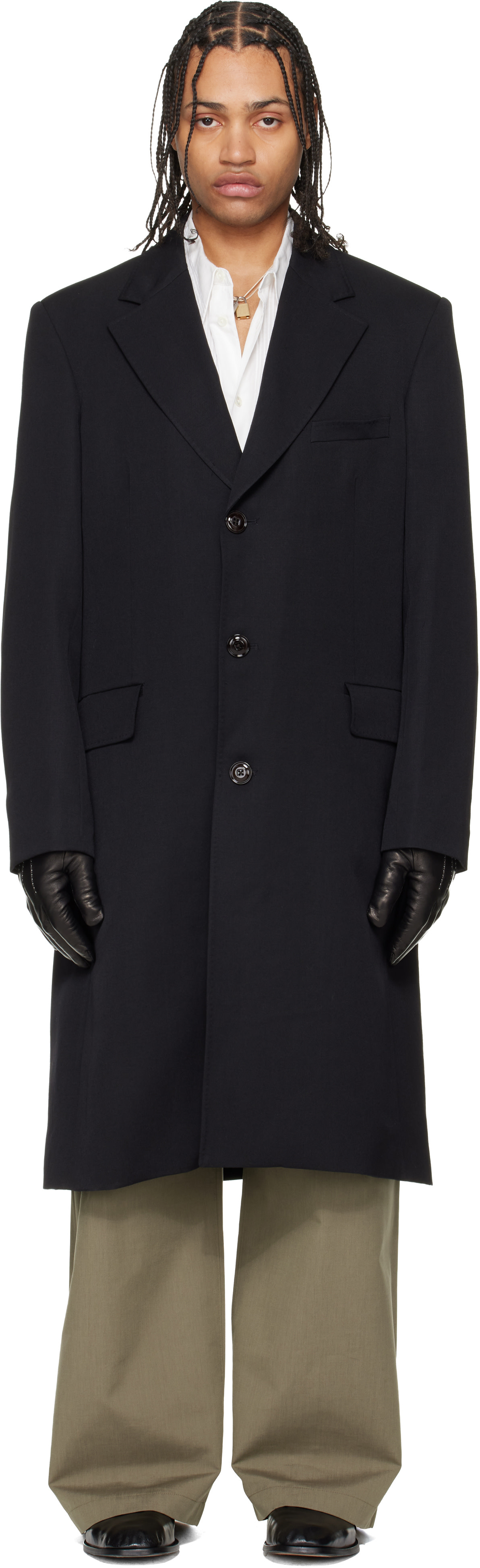 OUR LEGACY: Black Dolphin Coat | SSENSE
