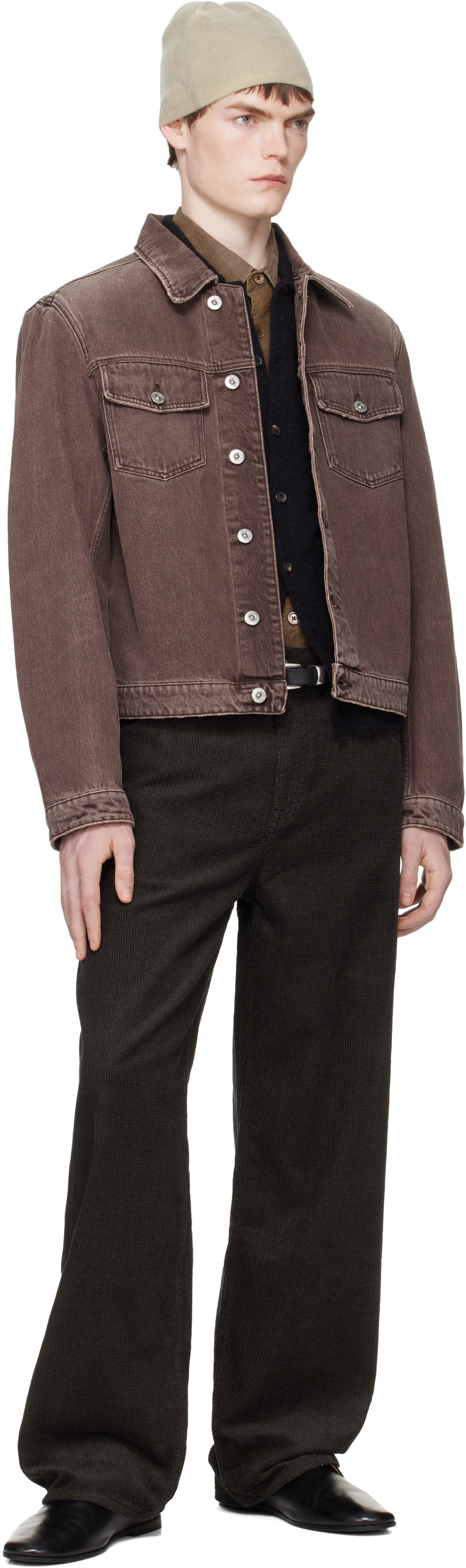 OUR LEGACY: Brown Origin Denim Jacket | SSENSE
