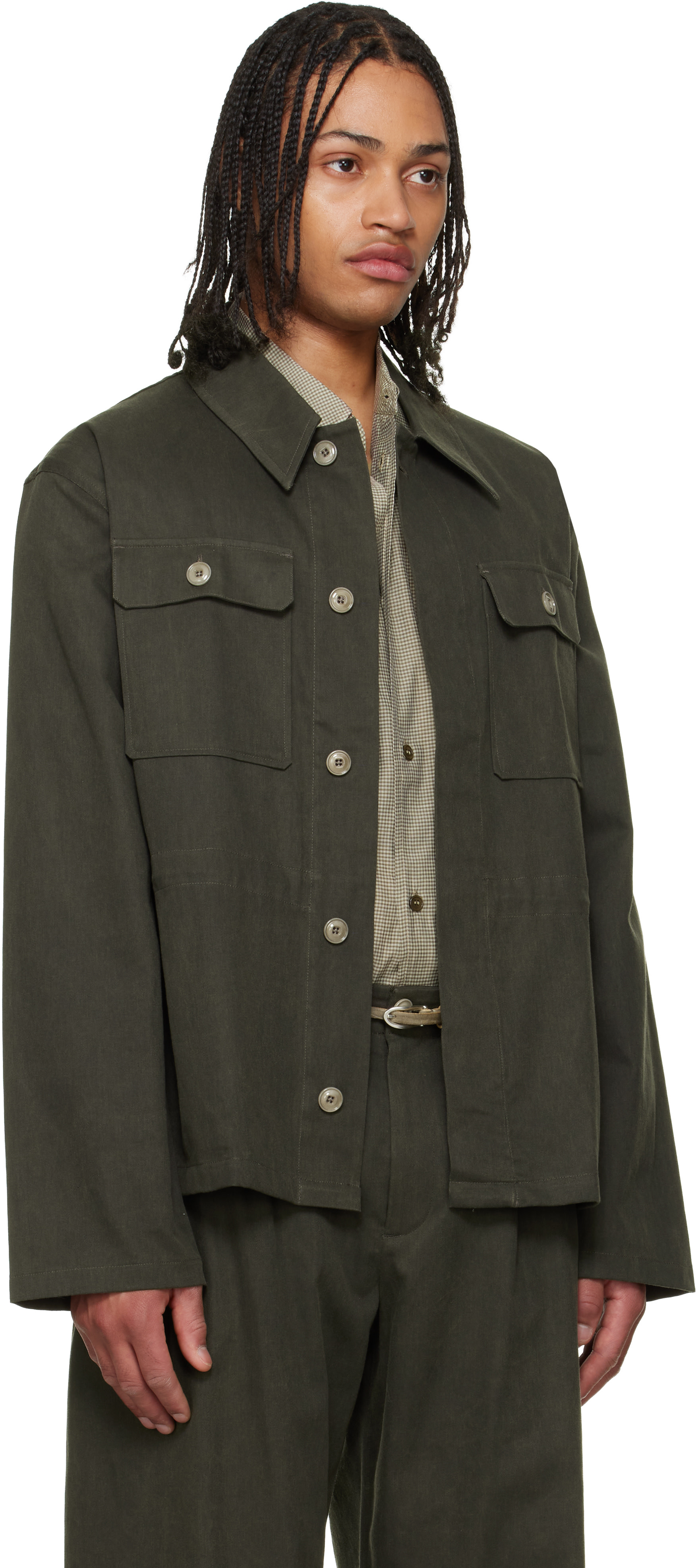 OUR LEGACY - Blouson utilitaire vert