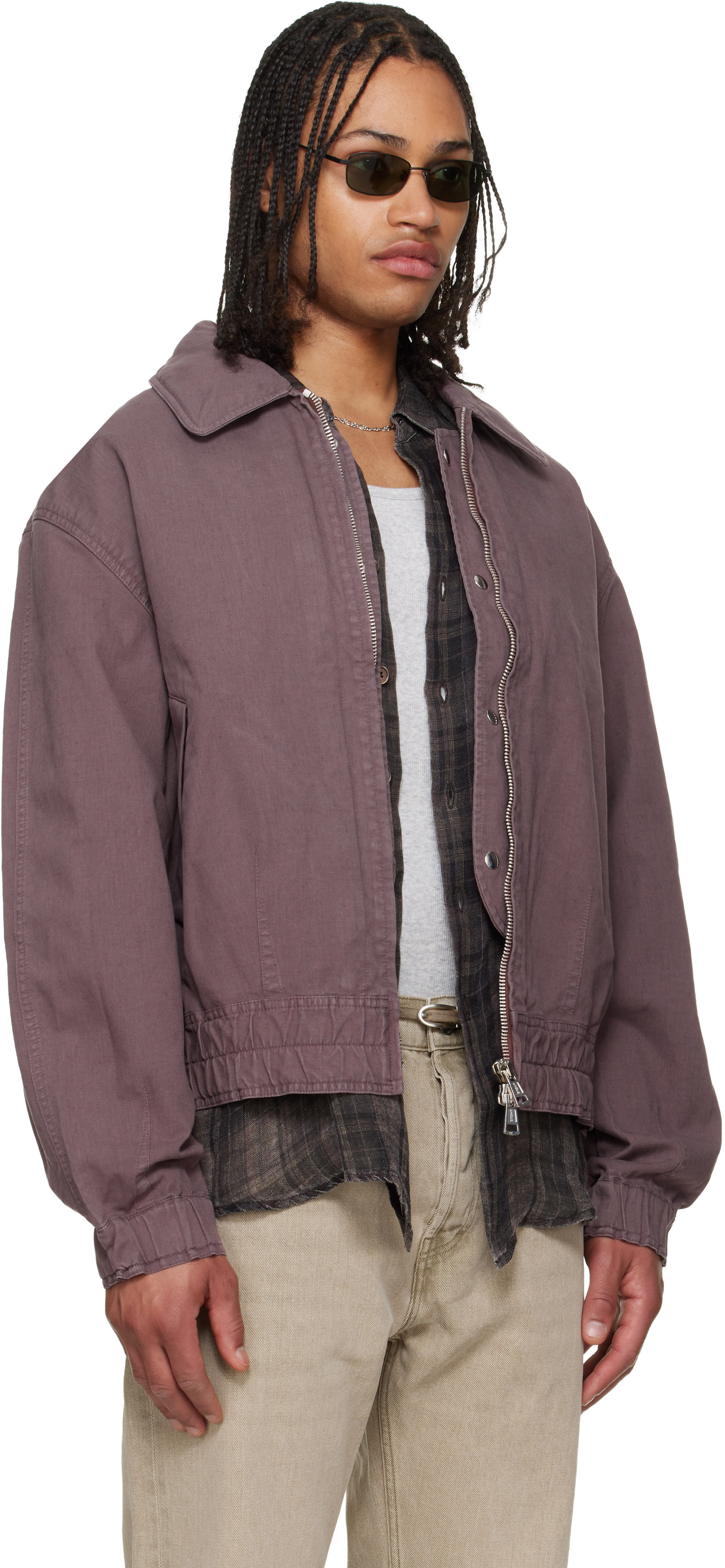OUR LEGACY: Purple Command Jacket | SSENSE