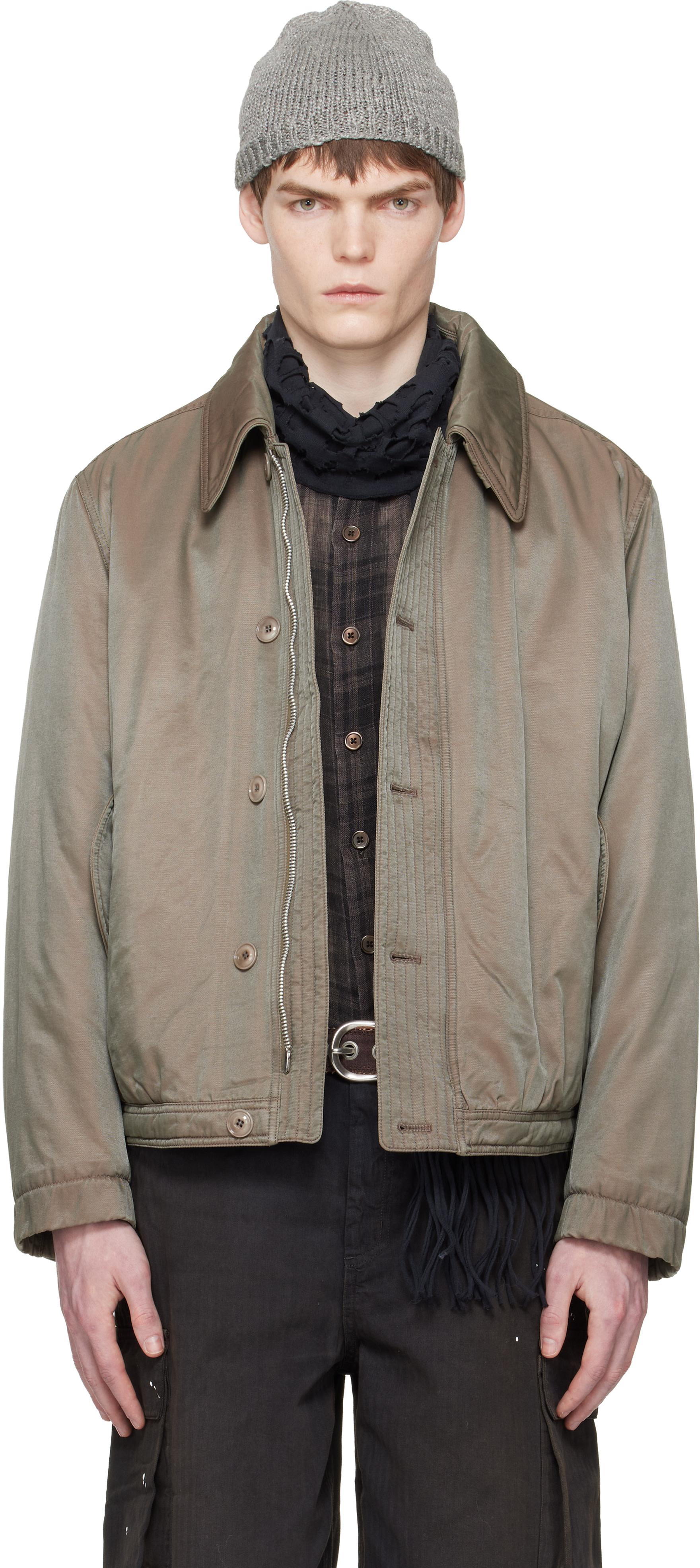 OUR LEGACY - Blouson Auto kaki