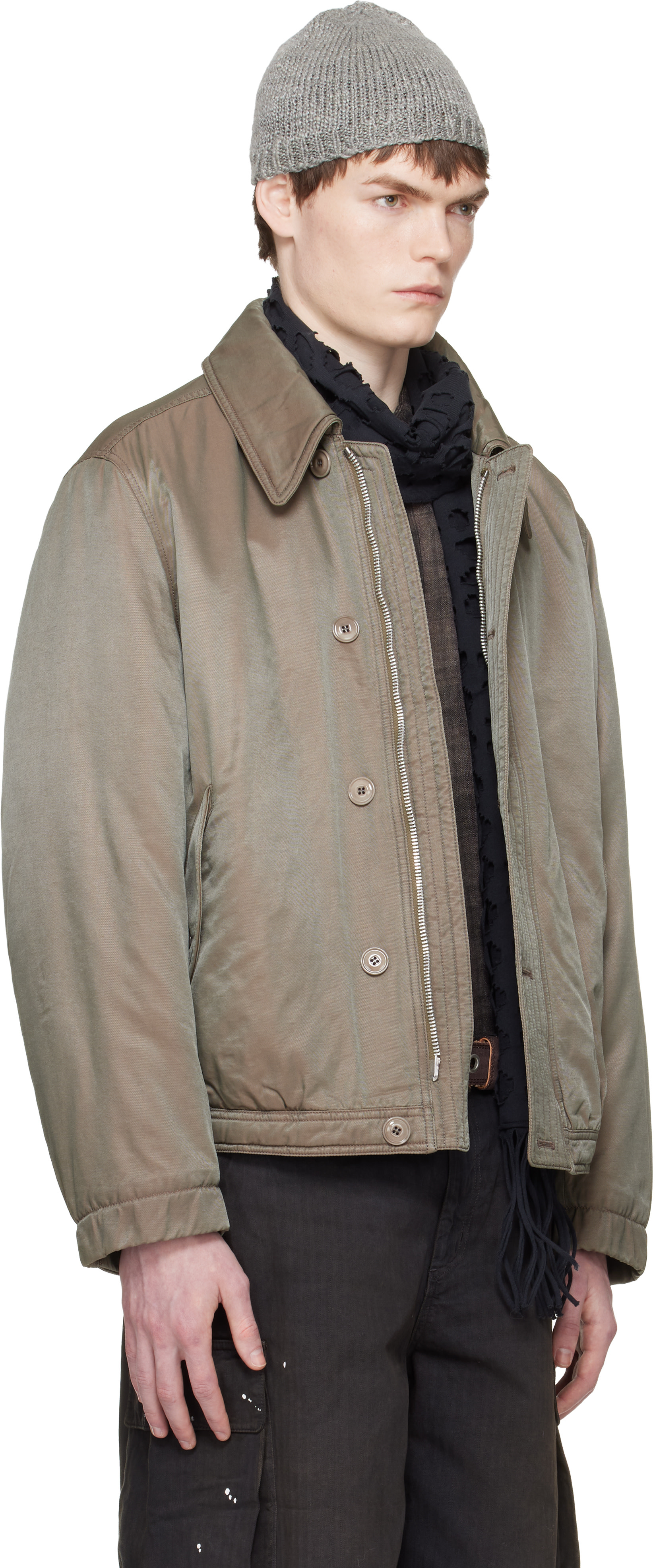OUR LEGACY - Blouson Auto kaki