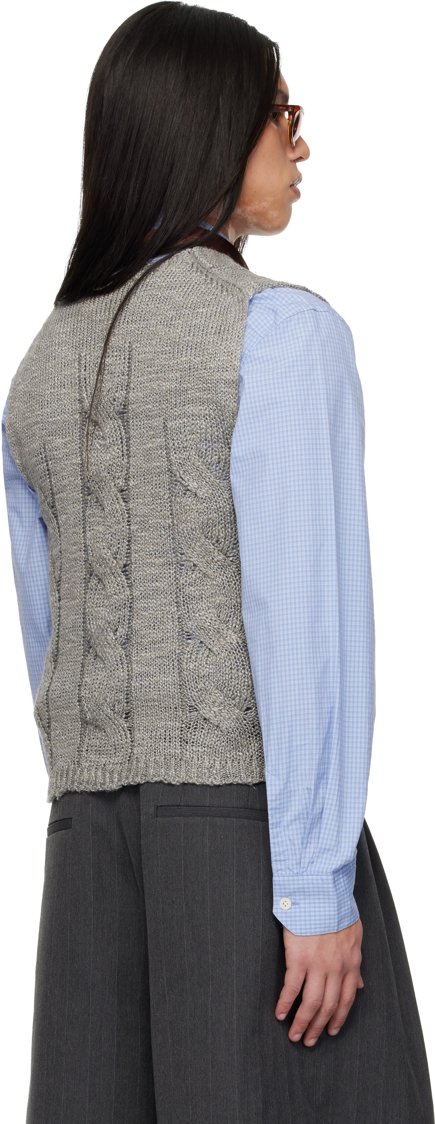 OUR LEGACY - Gilet Link gris