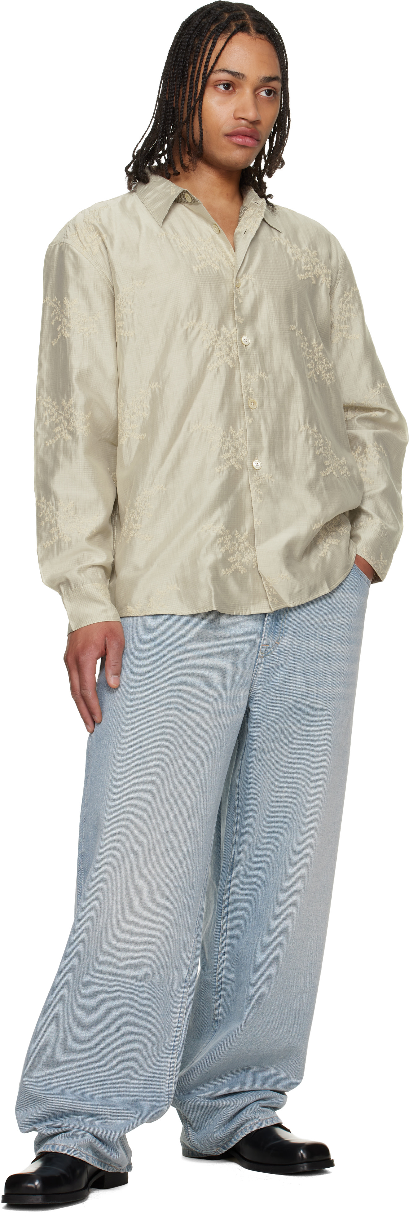 OUR LEGACY: Blue Vast Cut Jeans | SSENSE