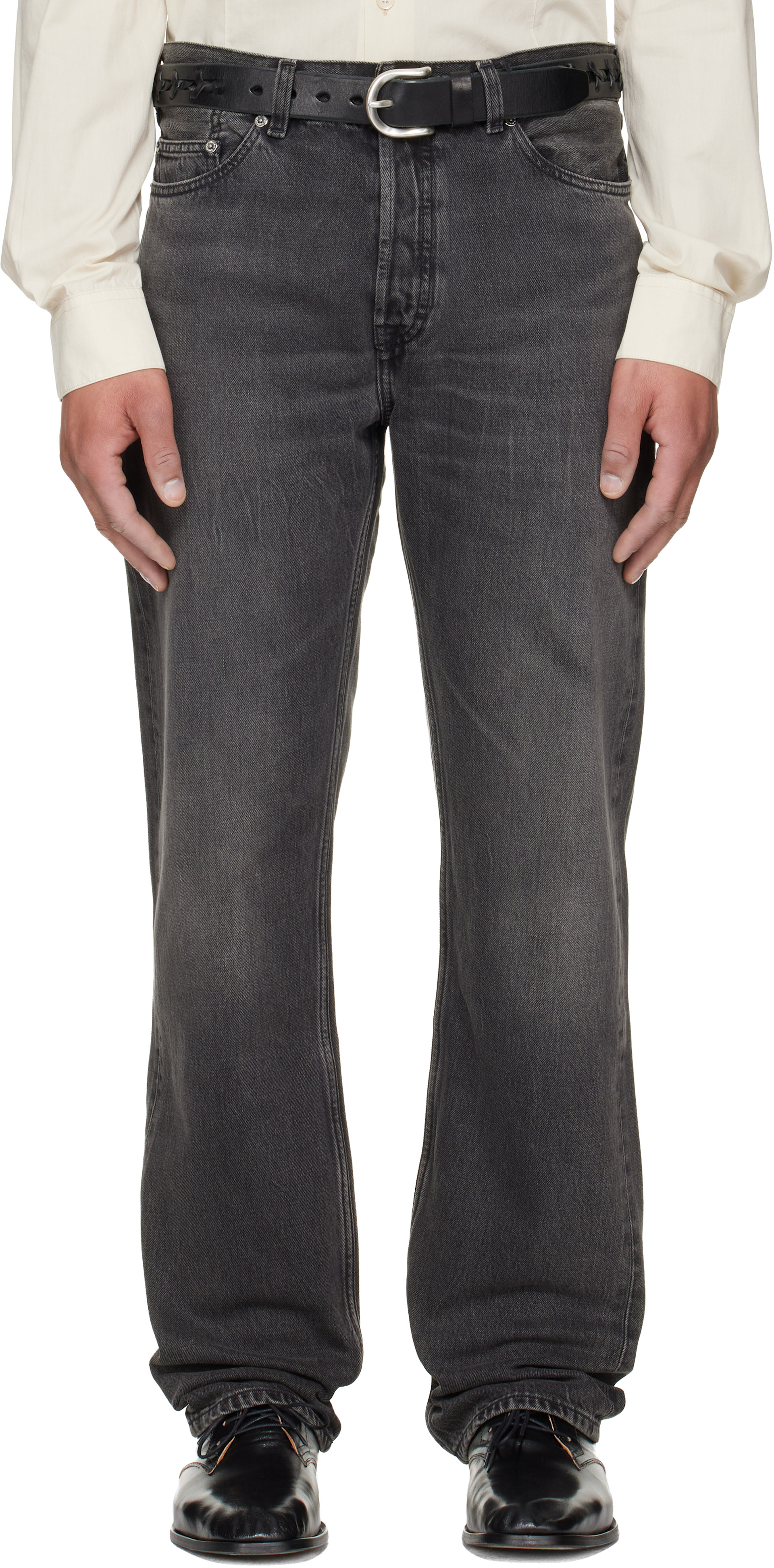OUR LEGACY アワーレガシー First Cut デニム パンツ OUR LEGACY: Gray First Cut Jeans | SSENSE