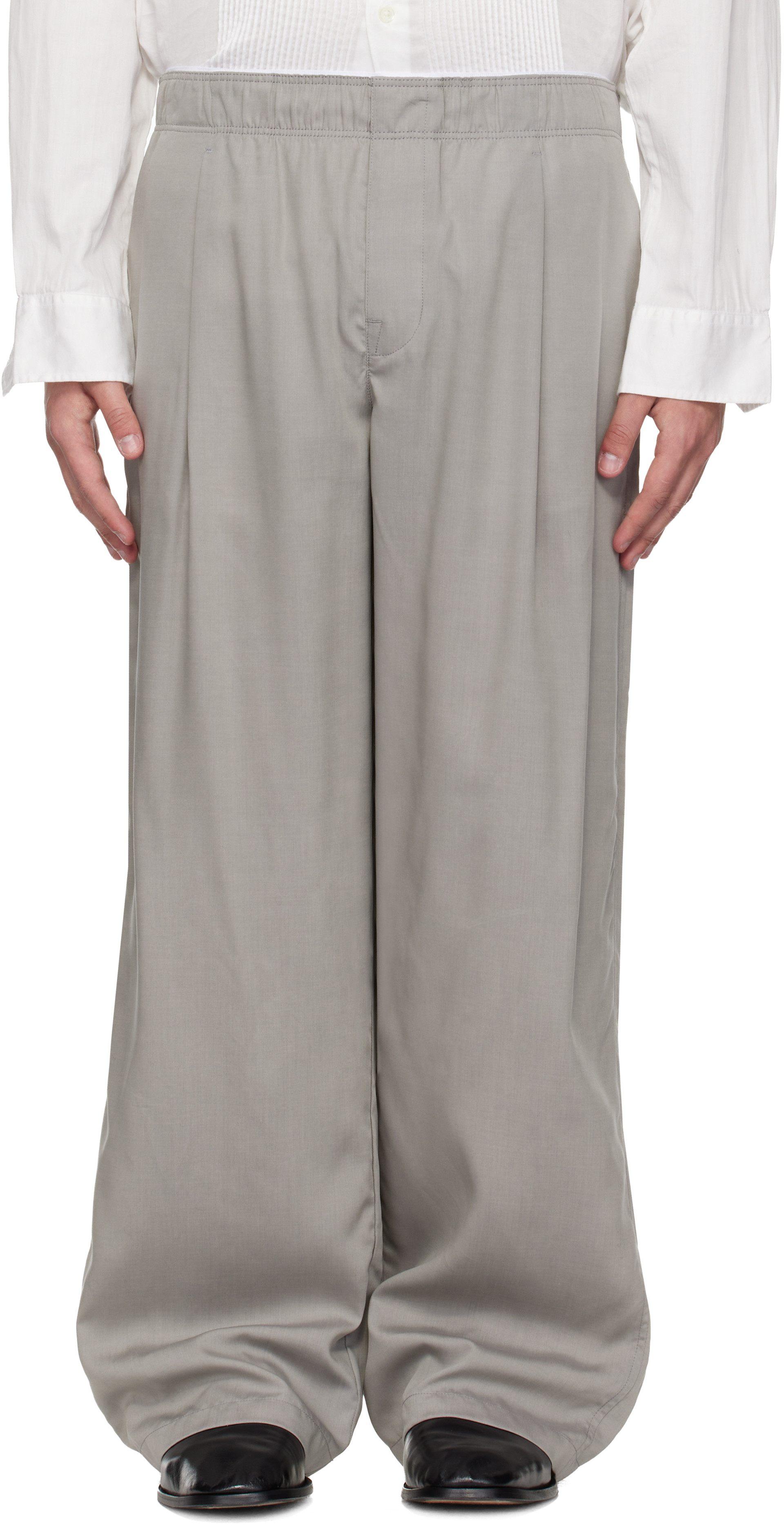 OUR LEGACY - Pantalon décontracté gris