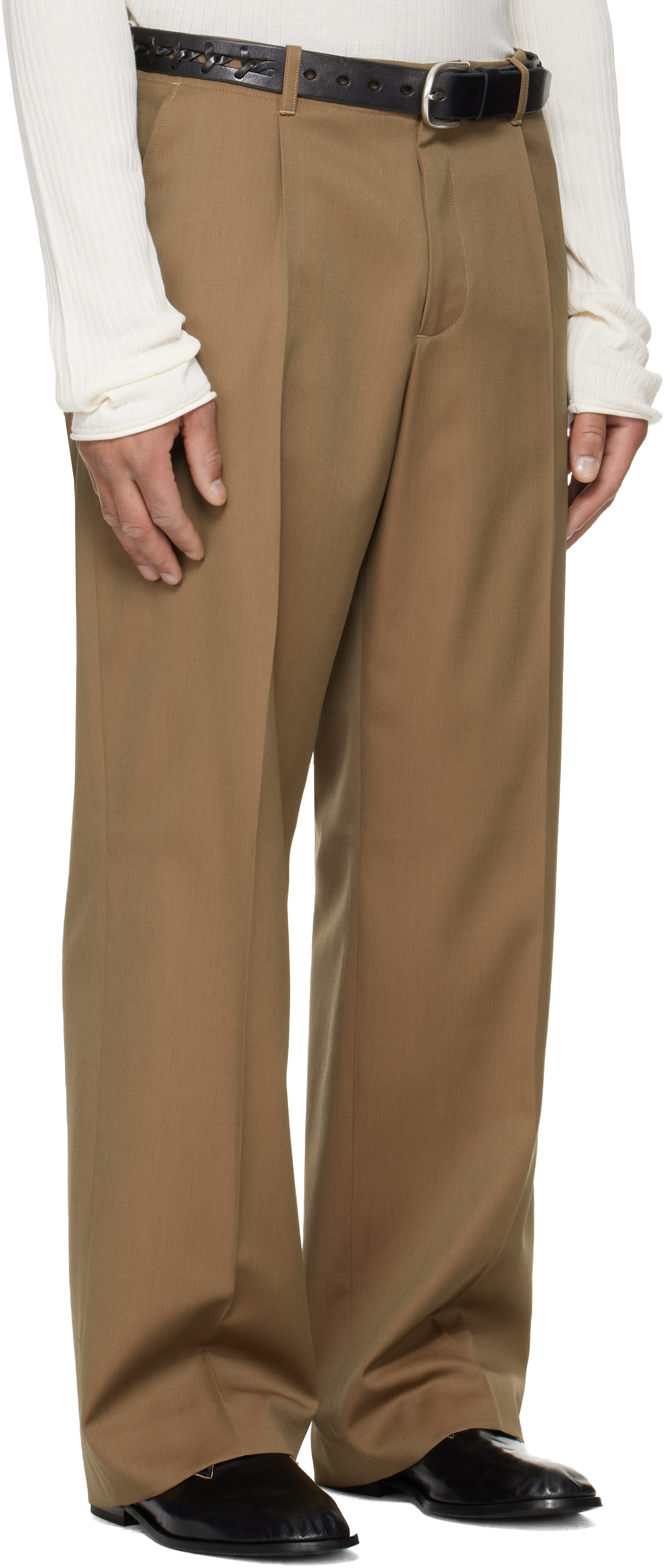 OUR LEGACY: Tan Borrowed Chino Trousers | SSENSE