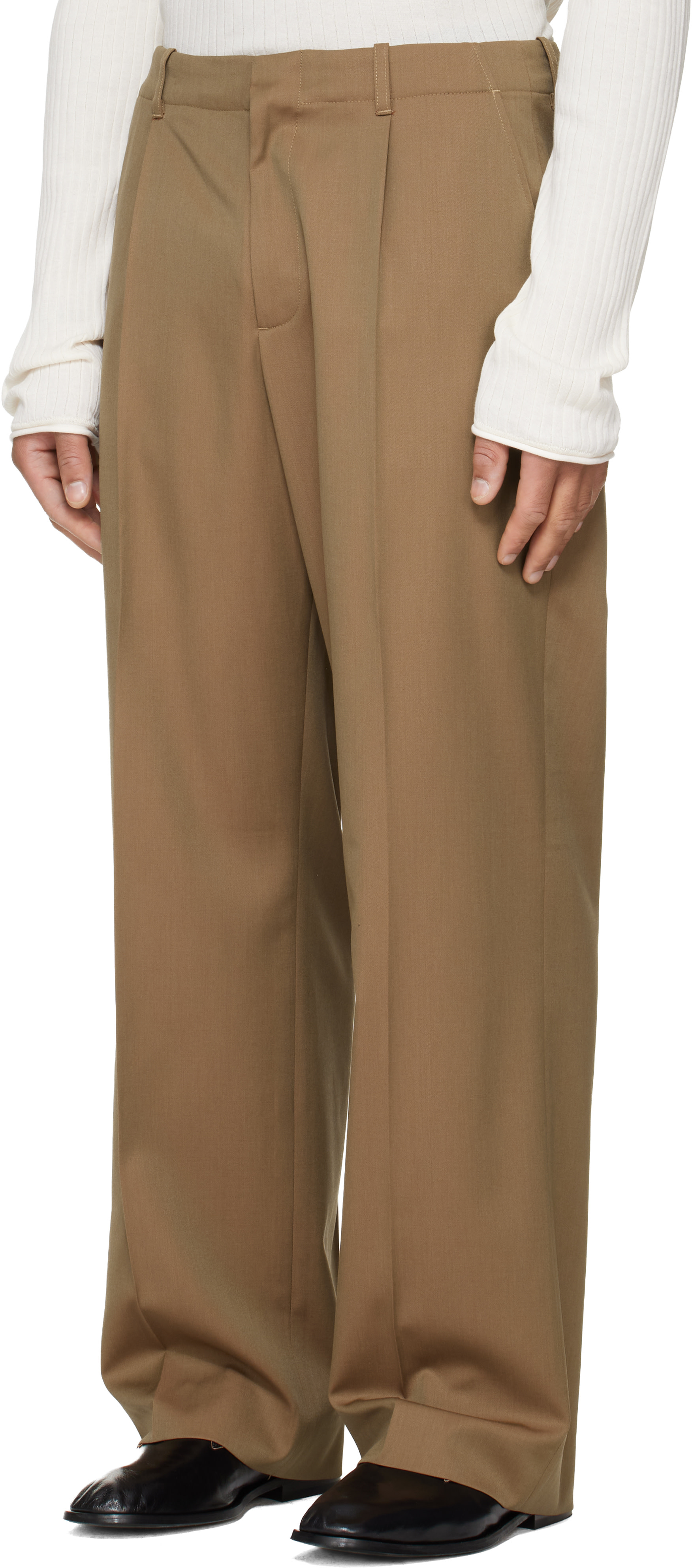 OUR LEGACY: Tan Borrowed Chino Trousers | SSENSE