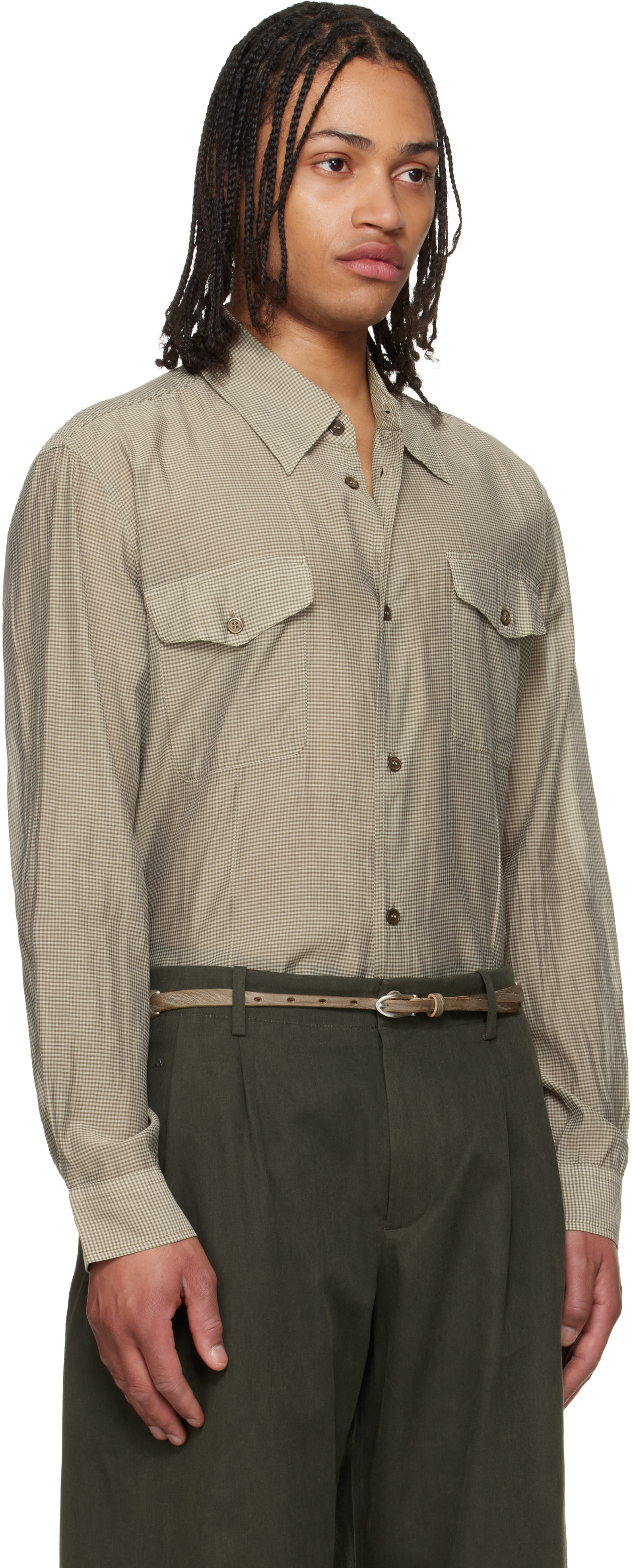 OUR LEGACY: Beige Plough Shirt | SSENSE