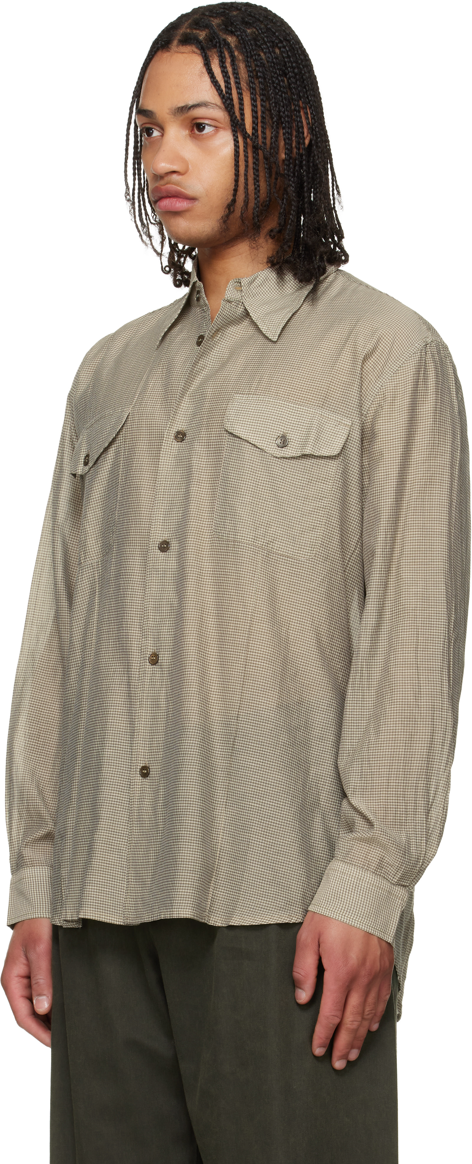 OUR LEGACY: Beige Plough Shirt | SSENSE